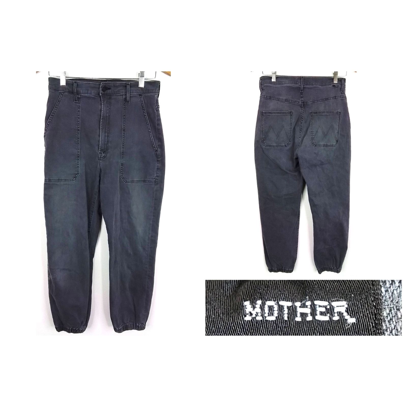 MOTHER Mother Denim Jeans Women's 28 The Wrapper Patch Ankle Size 28" / US 6 / IT 42 - 1 Thumbnail