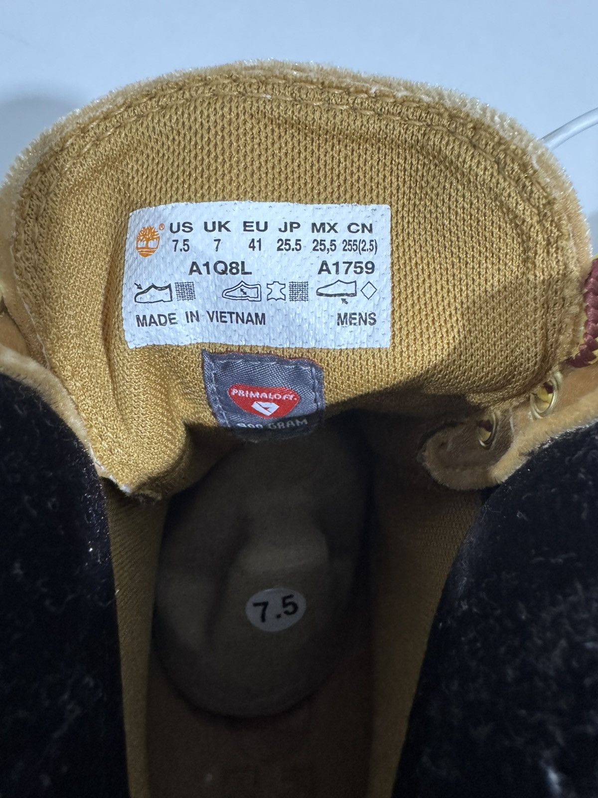 Off-White × Timberland Timberland 6” boot wheat velvet Size US 7.5 / EU 40-41 - 10 Thumbnail