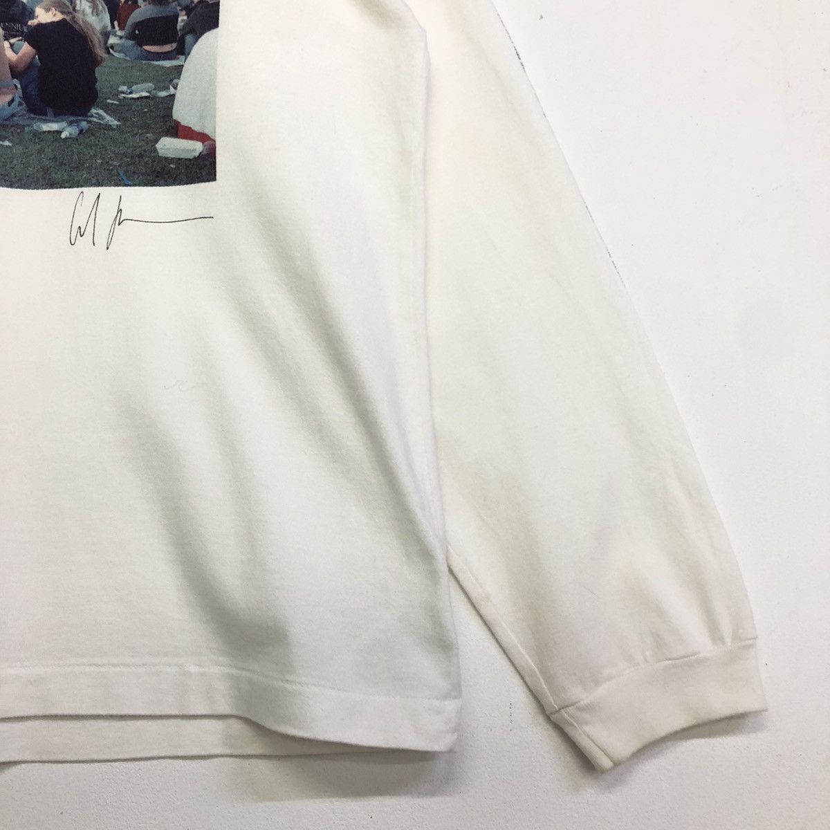 Japanese Brand JOHN MASON SMITH × COLINE LANE L/S T-SHIRT FOUR STROKES FANS Size US S / EU 44-46 / 1 - 7 Thumbnail