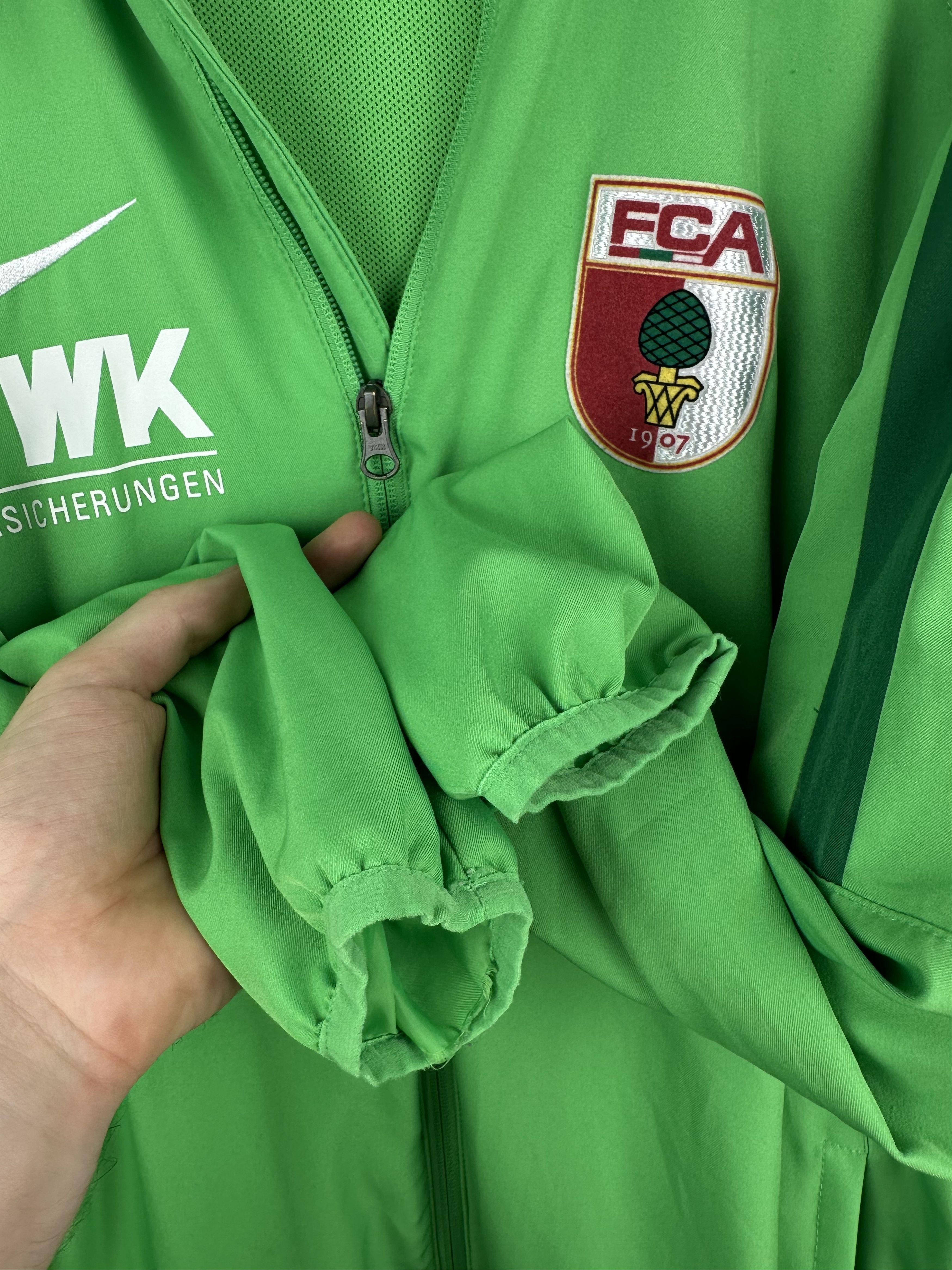 Nike Augsburg Nike Football Jacket Soccer Track Top Y2K Hype Size US M / EU 48-50 / 2 - 9 Thumbnail