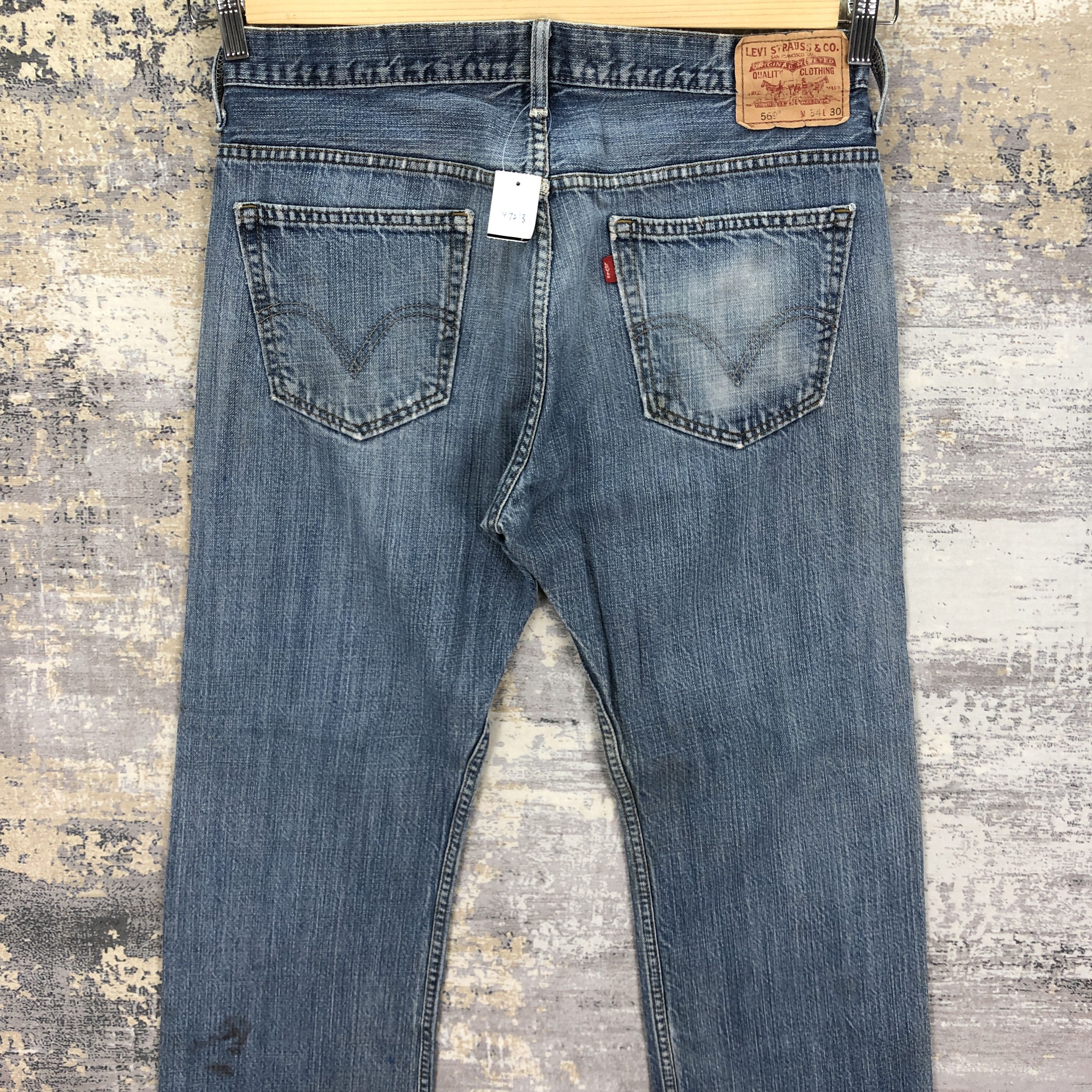 Levi's Vintage Y2K Levis 569 Baggy Jeans Levi's Light Wash Denim Size US 34 / EU 50 - 4 Thumbnail