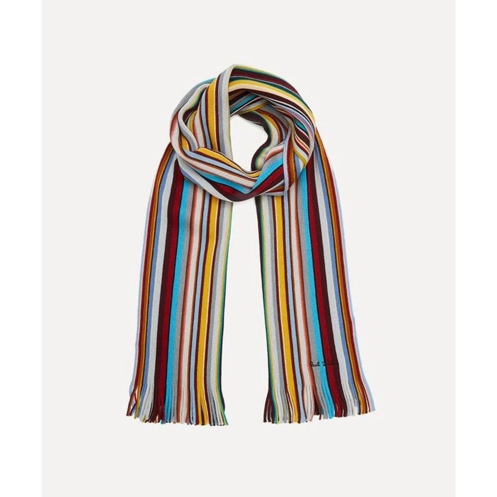 Paul Smith NWT $350 Paul Smith Stripe SCARF HAT GLOVES Gift Box Set Size ONE SIZE - 9 Thumbnail