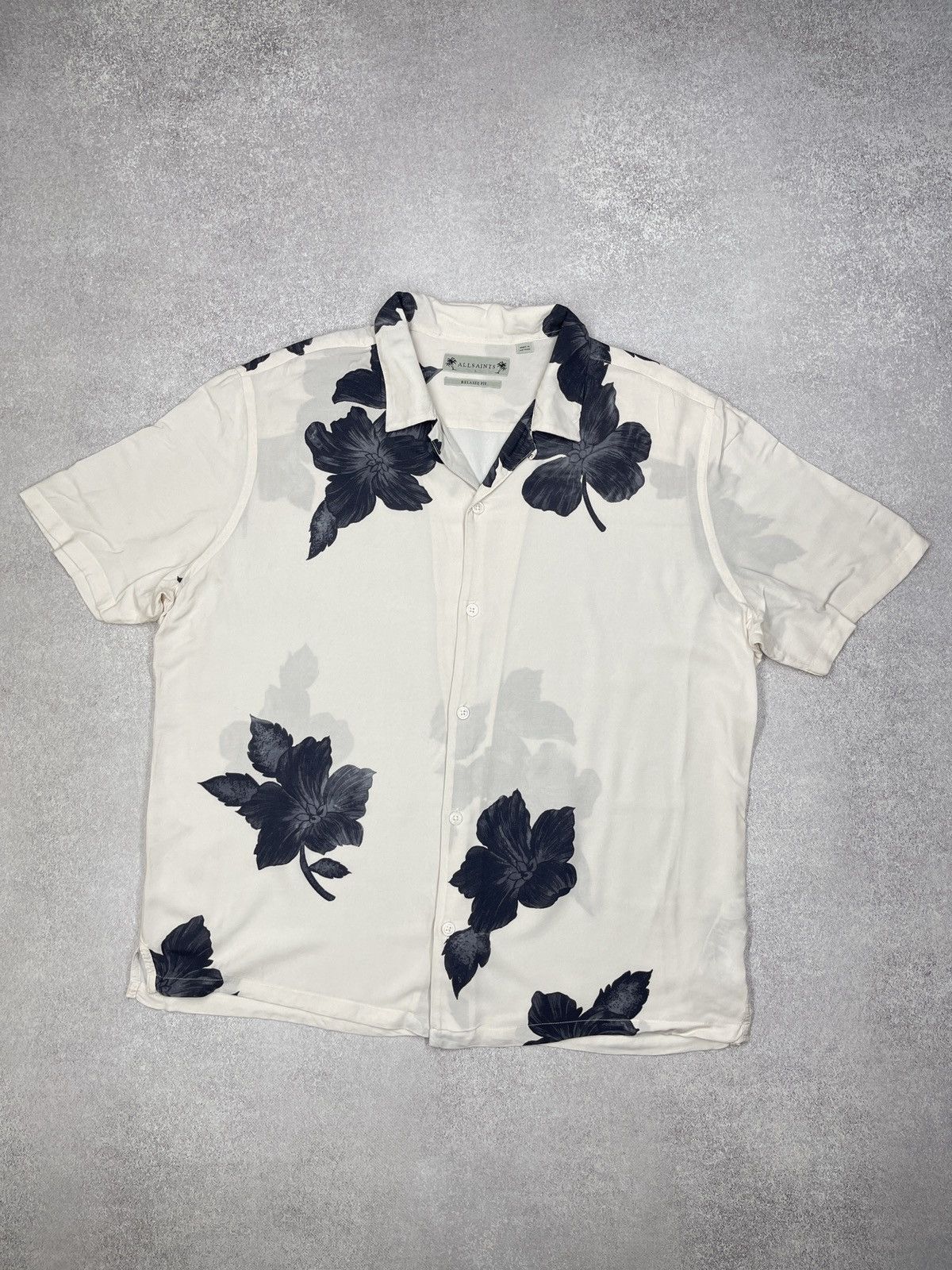 Allsaints Mens AllSaints Bouquet Shirt Viscose Full Print Size L Size US L / EU 52-54 / 3 - 2 Thumbnail