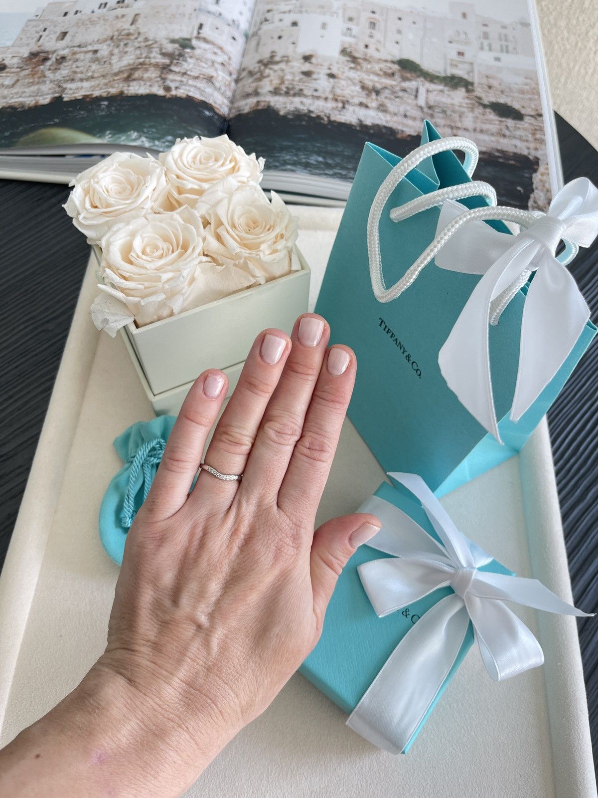 Tiffany & Co. Tiffany & Co. Elsa Peretti Ring Dia Platinum NEW $2,400 Size ONE SIZE - 11 Thumbnail