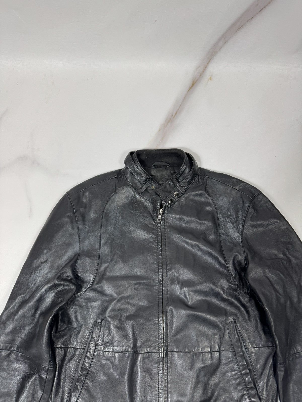 Vintage Vintage Paul Kehl Leather Motorcycle Biker Jacket Size US M / EU 48-50 / 2 - 2 Thumbnail