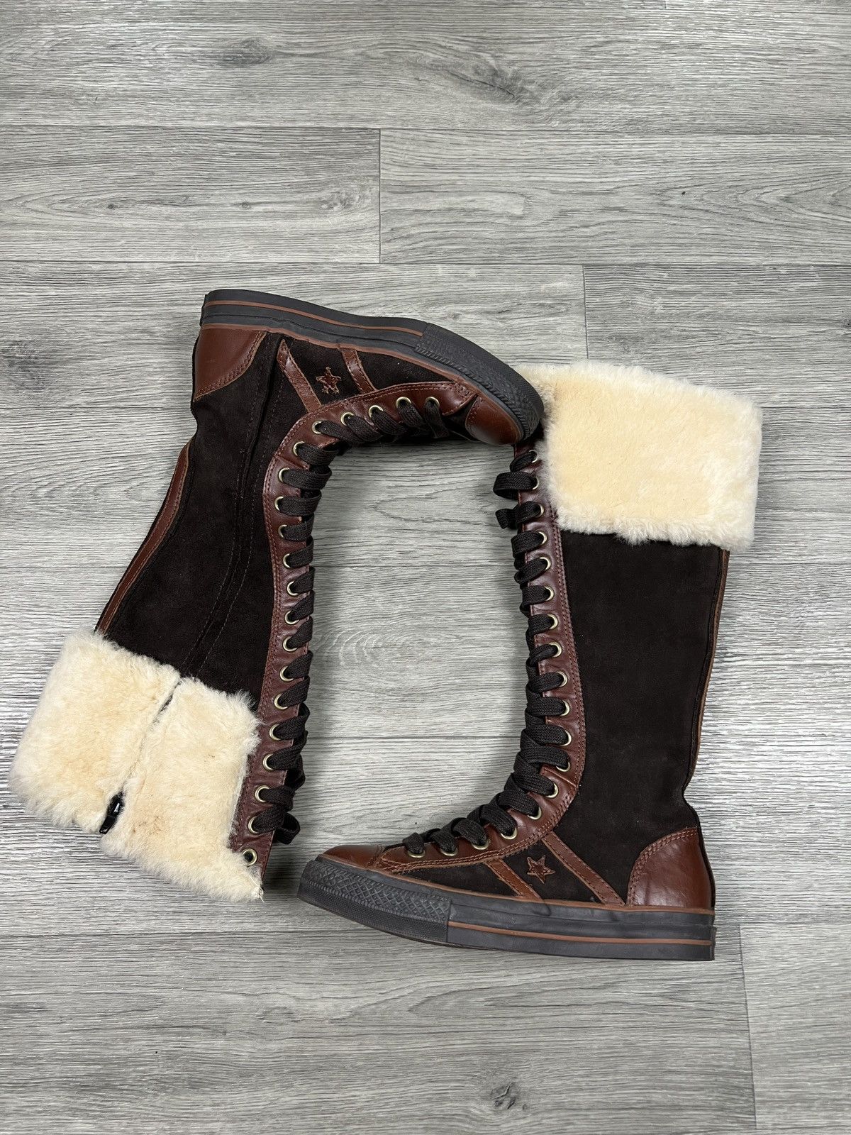 Converse Converse 2006 Star 70 Suede Leather Knee High Sneaker Boot Size US 8 / IT 38 - 5 Thumbnail
