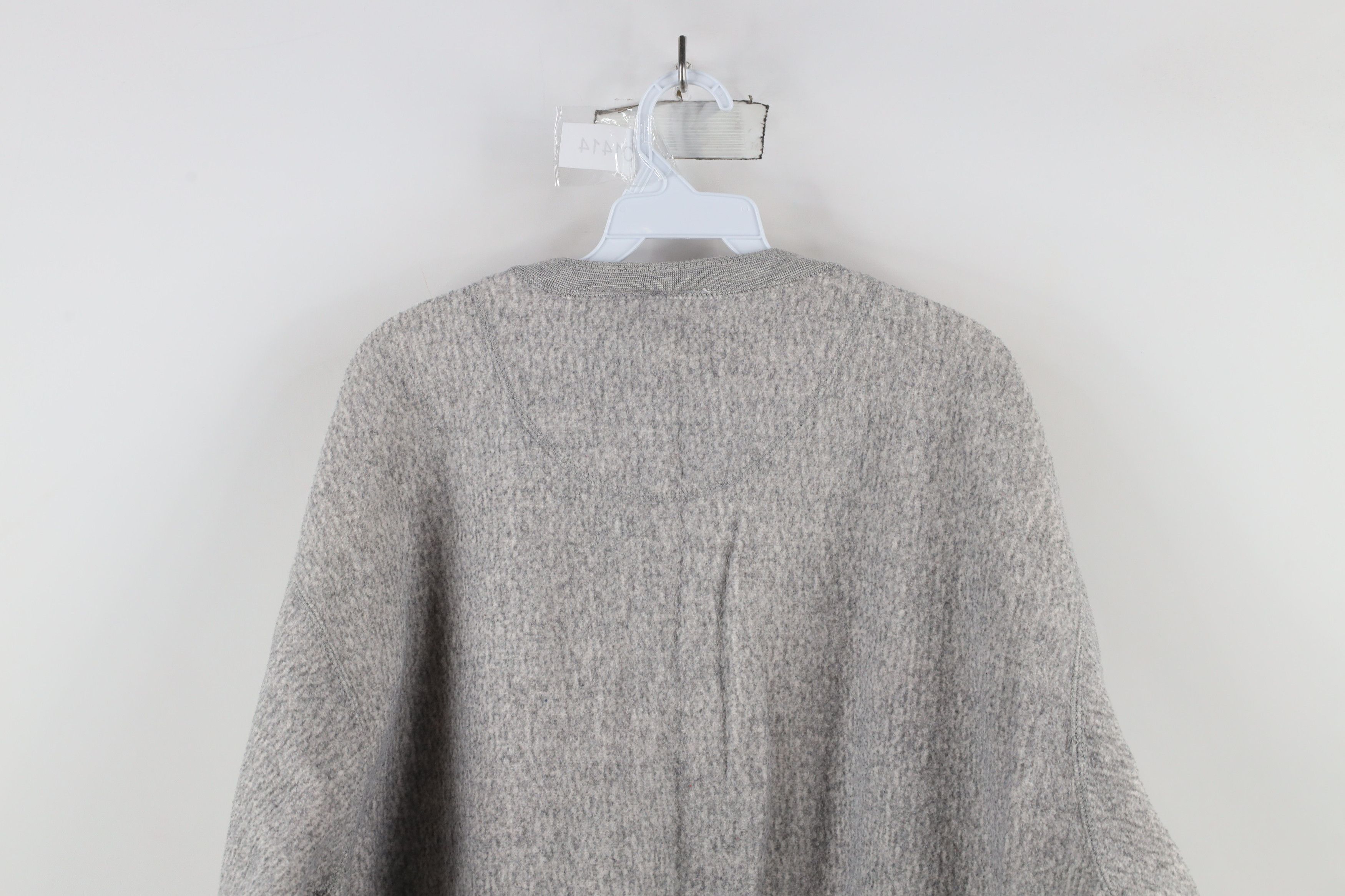 Vintage Vintage 90s Fleece Ohio State University Henley Sweatshirt Size US XL / EU 56 / 4 - 11 Thumbnail