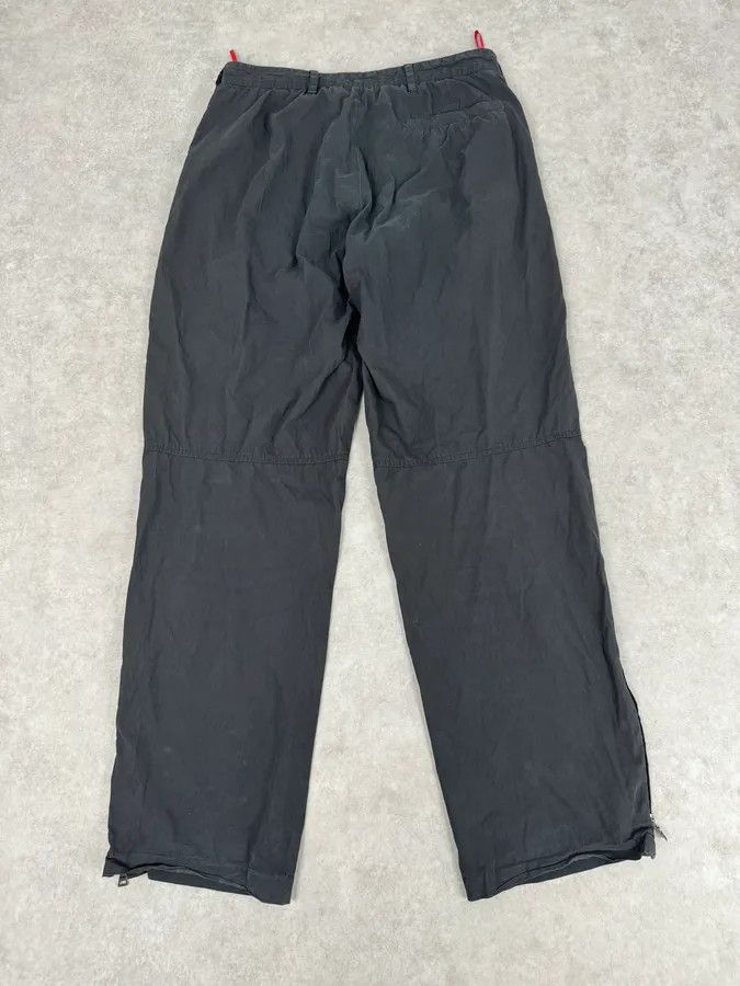 Prada 2000s Prada Black Linea Rossa Nylon Zip Pants Size US 39 - 7 Thumbnail