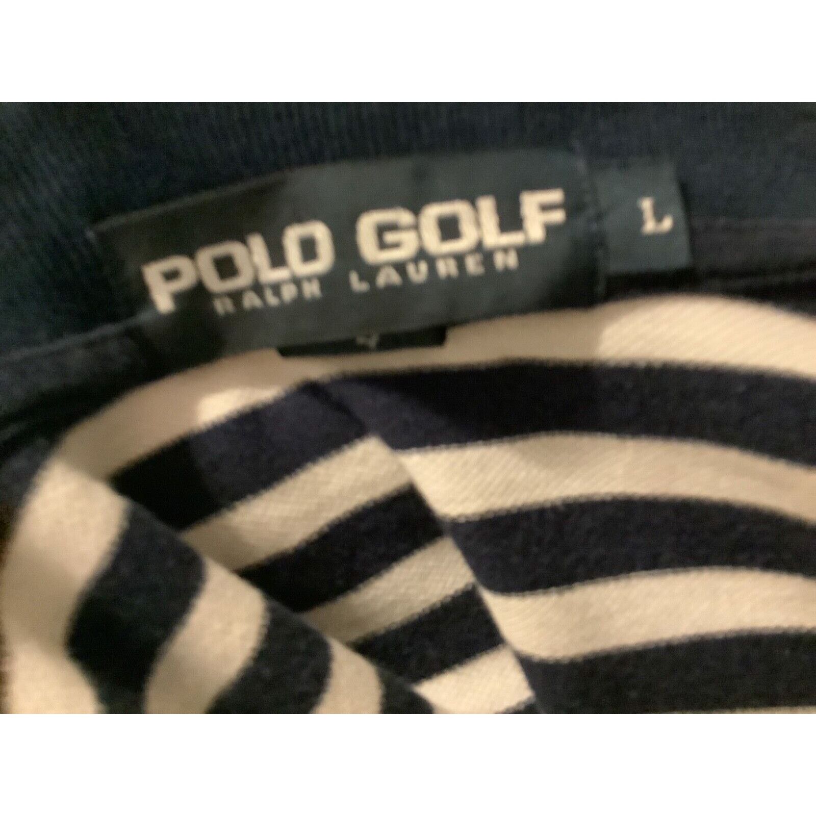 Ralph Lauren RALPH LAUREN GOLF Polo Shirt Men’s Large Blue and white Size US L / EU 52-54 / 3 - 5 Thumbnail