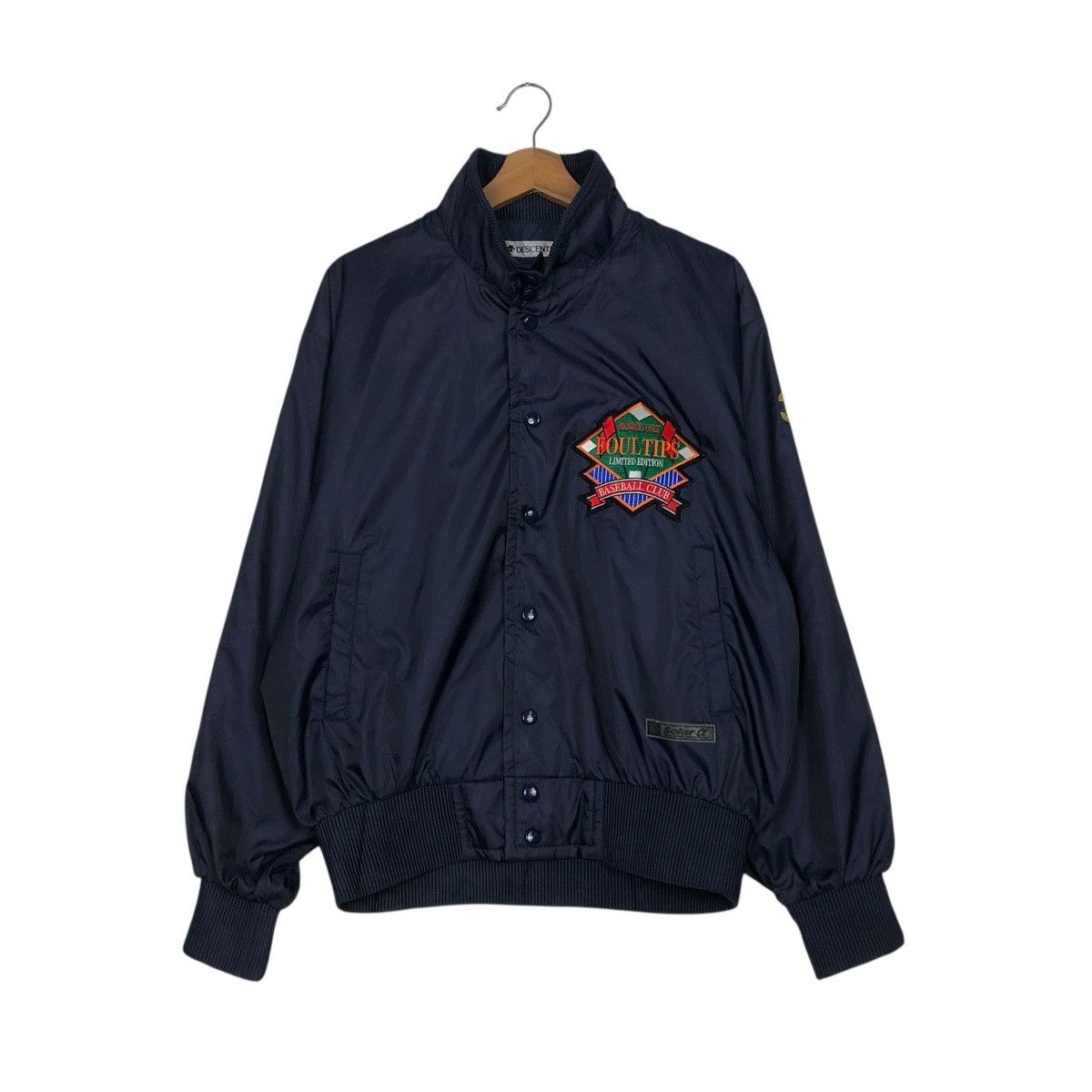 Japanese Brand 🔥VINTAGE BOMBER JACKET DESCENTE FOUL TIPS BASEBALL CLUB Size US L / EU 52-54 / 3 - 3 Thumbnail