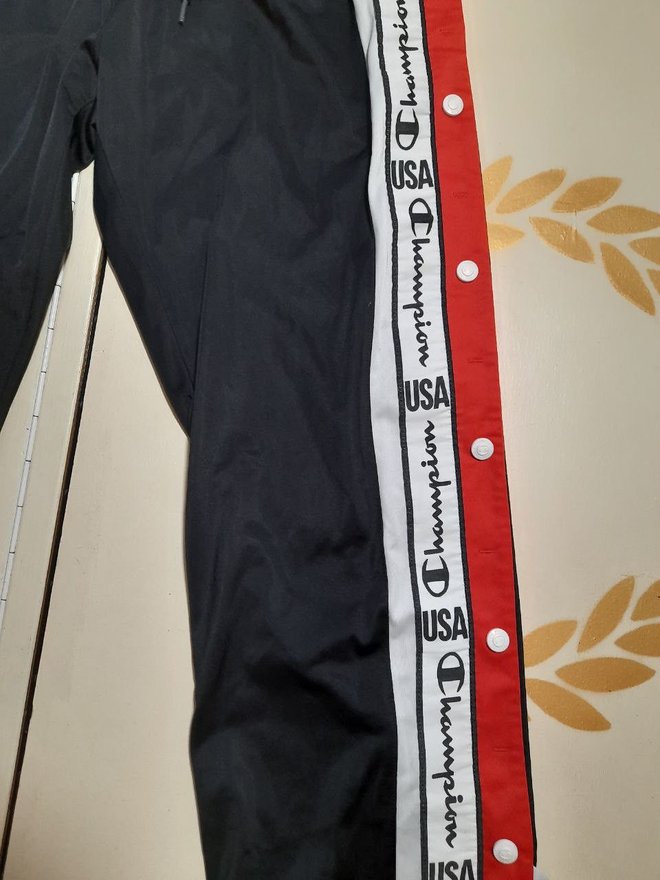 Champion × Vintage Champion Full Snap Button Track Pants 90's Vintage Size US 34 / EU 50 - 6 Thumbnail
