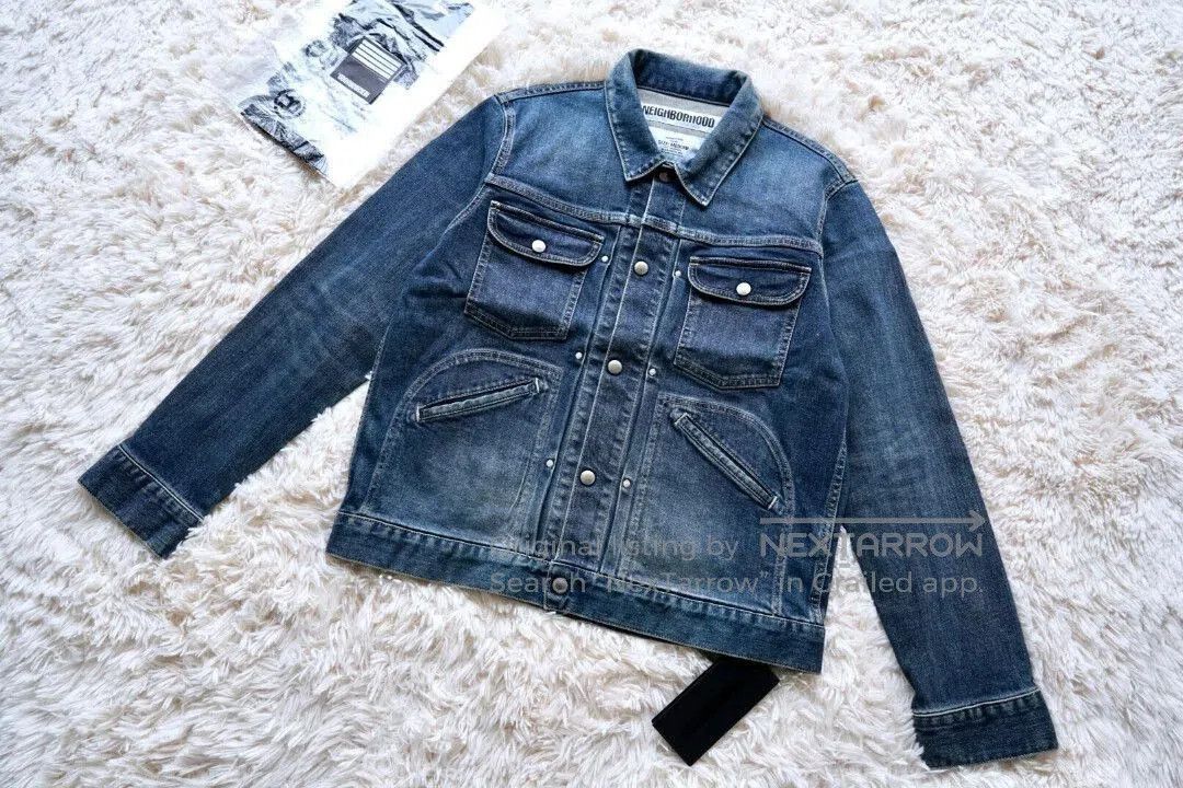 Neighborhood Blue Denim Jacket with Button Front - Size M. Size US M / EU 48-50 / 2 - 4 Thumbnail