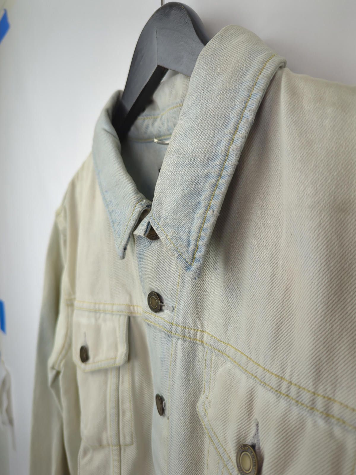 Saint Laurent Paris NWT SS18 SLP Sz S Blue Denim Trucker Jacket Light Wash Size US S / EU 44-46 / 1 - 4 Thumbnail