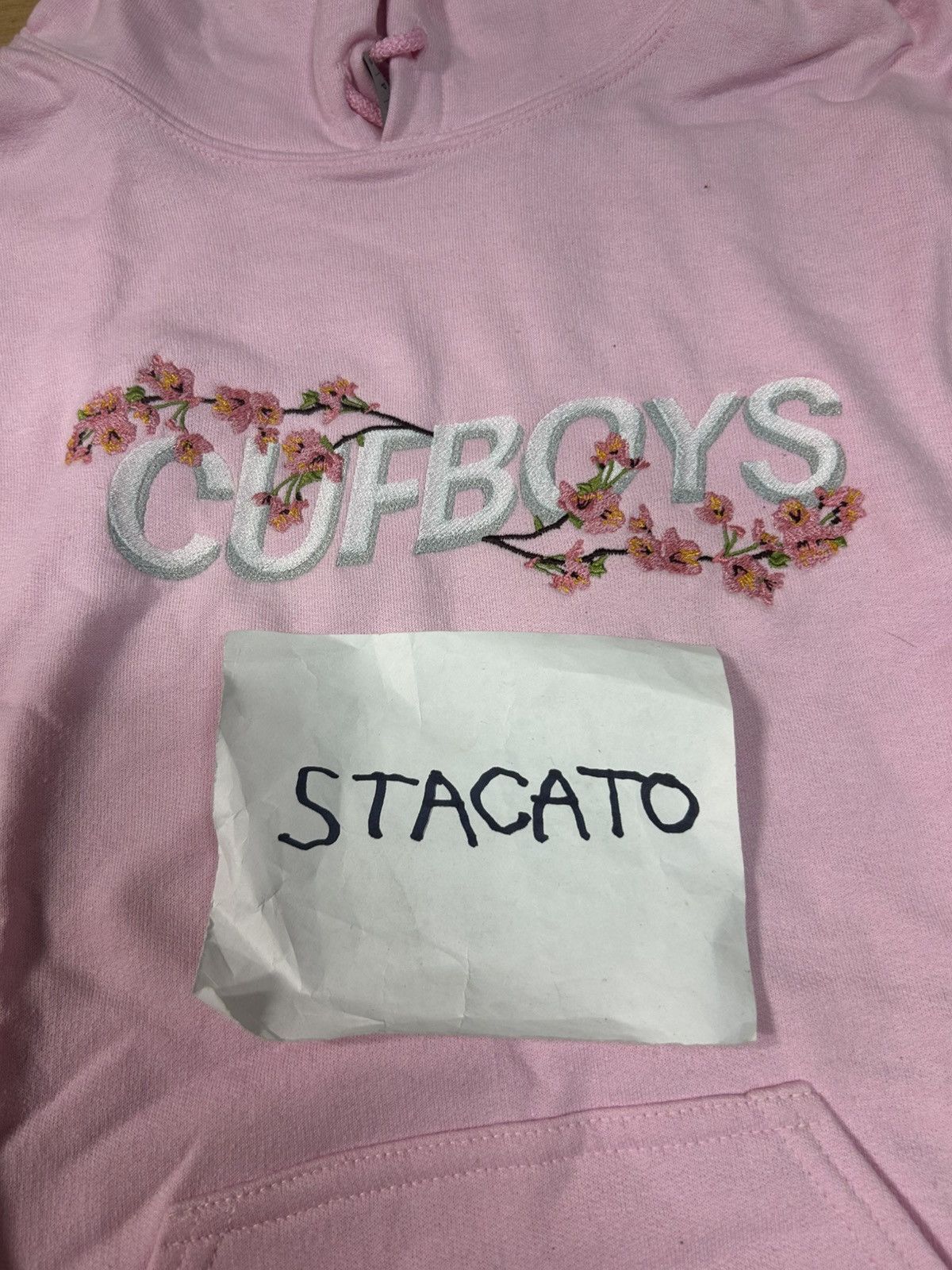 Rap Tees × Vintage CUFBOYS Cherry Blossom Hoodie Pink Size US S / EU 44-46 / 1 - 3 Thumbnail