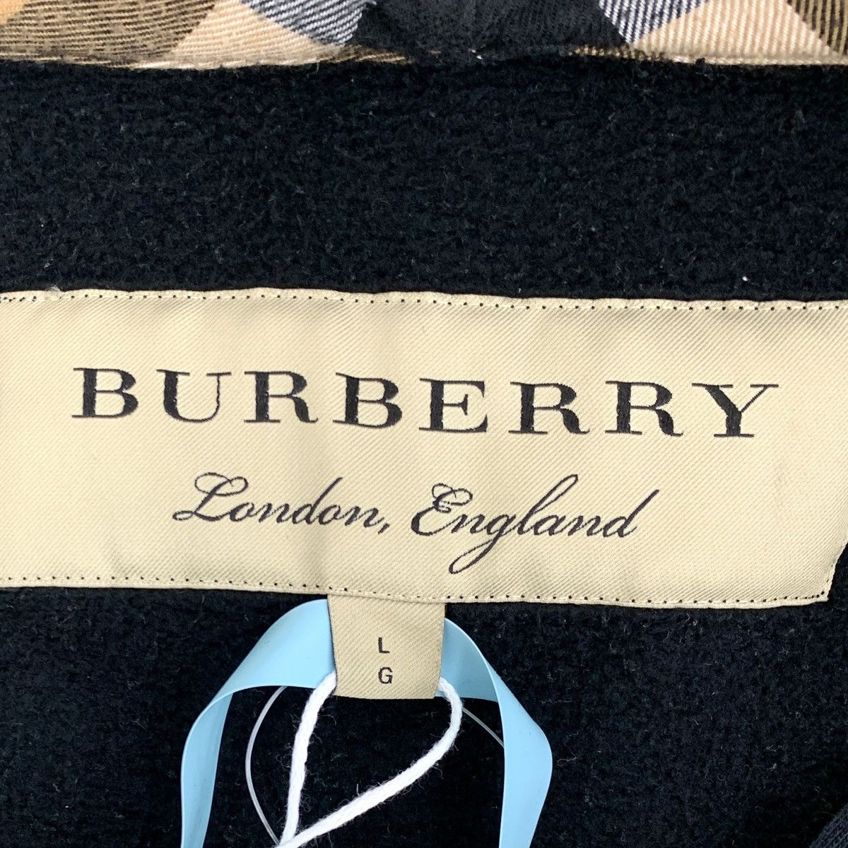 Burberry Burberry Black Drawstring Hooded Full Zip Jacket K26WX Size US L / EU 52-54 / 3 - 5 Thumbnail
