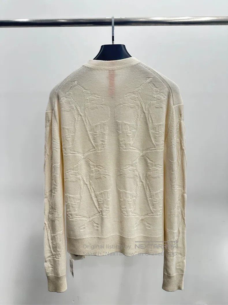 Hermes Hermes Printed and Embroidered Wool Sweater Size XXS / US 00 / IT 34 - 2 Thumbnail