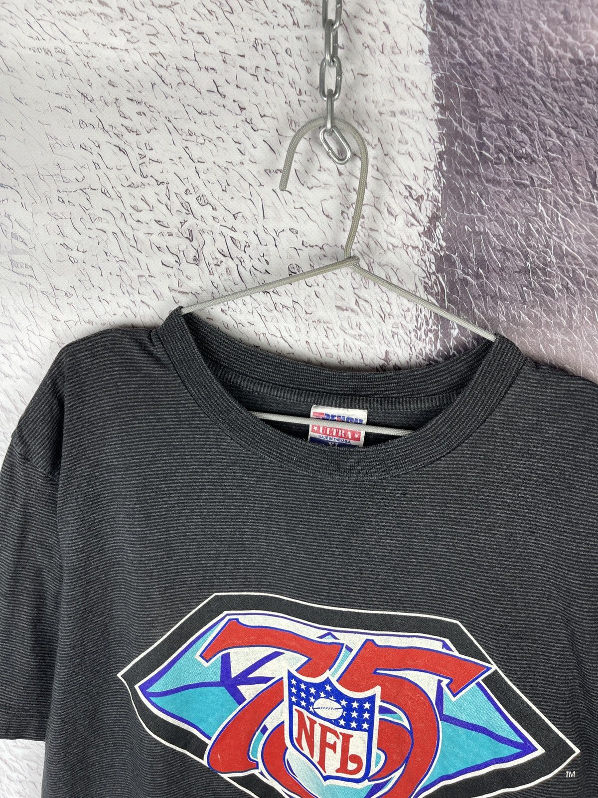 NFL Trench 1994 NFL 75 vintage castrol single stitch USA tee Size US XL / EU 56 / 4 - 4 Thumbnail