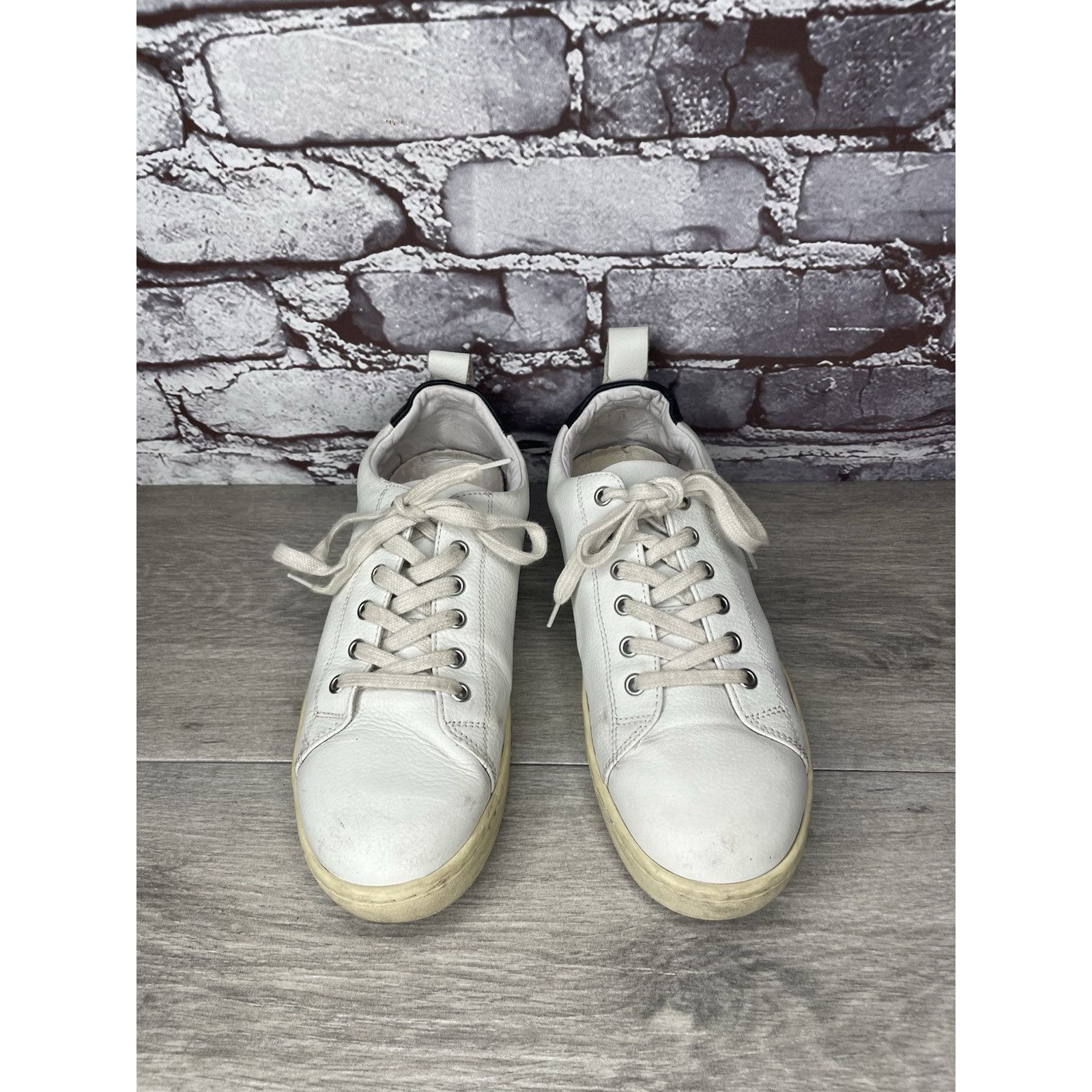 Fly London Fly London White Leather Lace Up Casual Sneakers Shoes Women Size US 8.5 / IT 38.5 - 1 Thumbnail