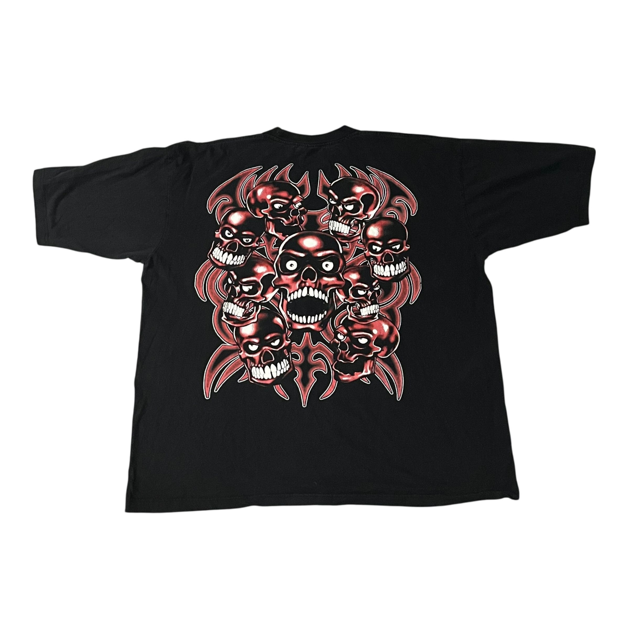 Vintage VINTAGE Skull Pile T Shirt 4XL y2k Size US XXL / EU 58 / 5 - 6 Thumbnail