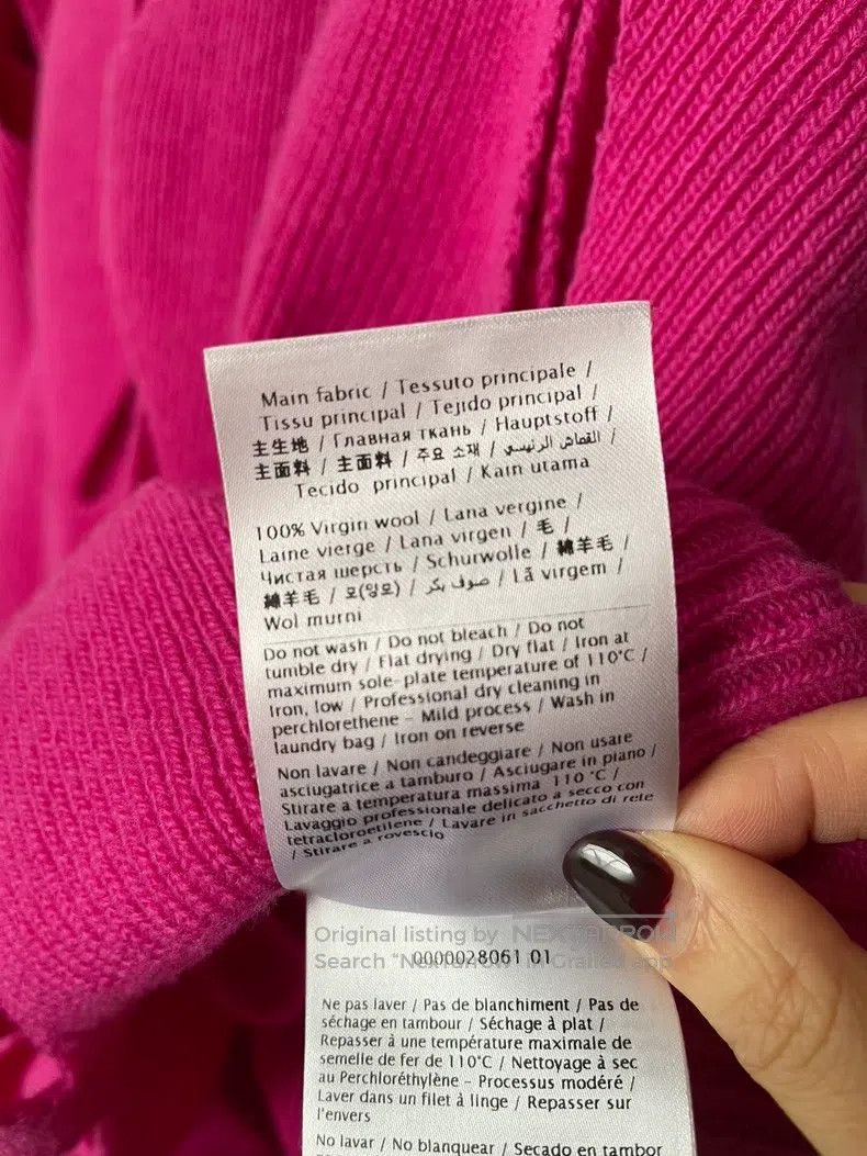 Valentino Valentino Wool peach pink sweater Size XS / US 0-2 / IT 36-38 - 3 Thumbnail