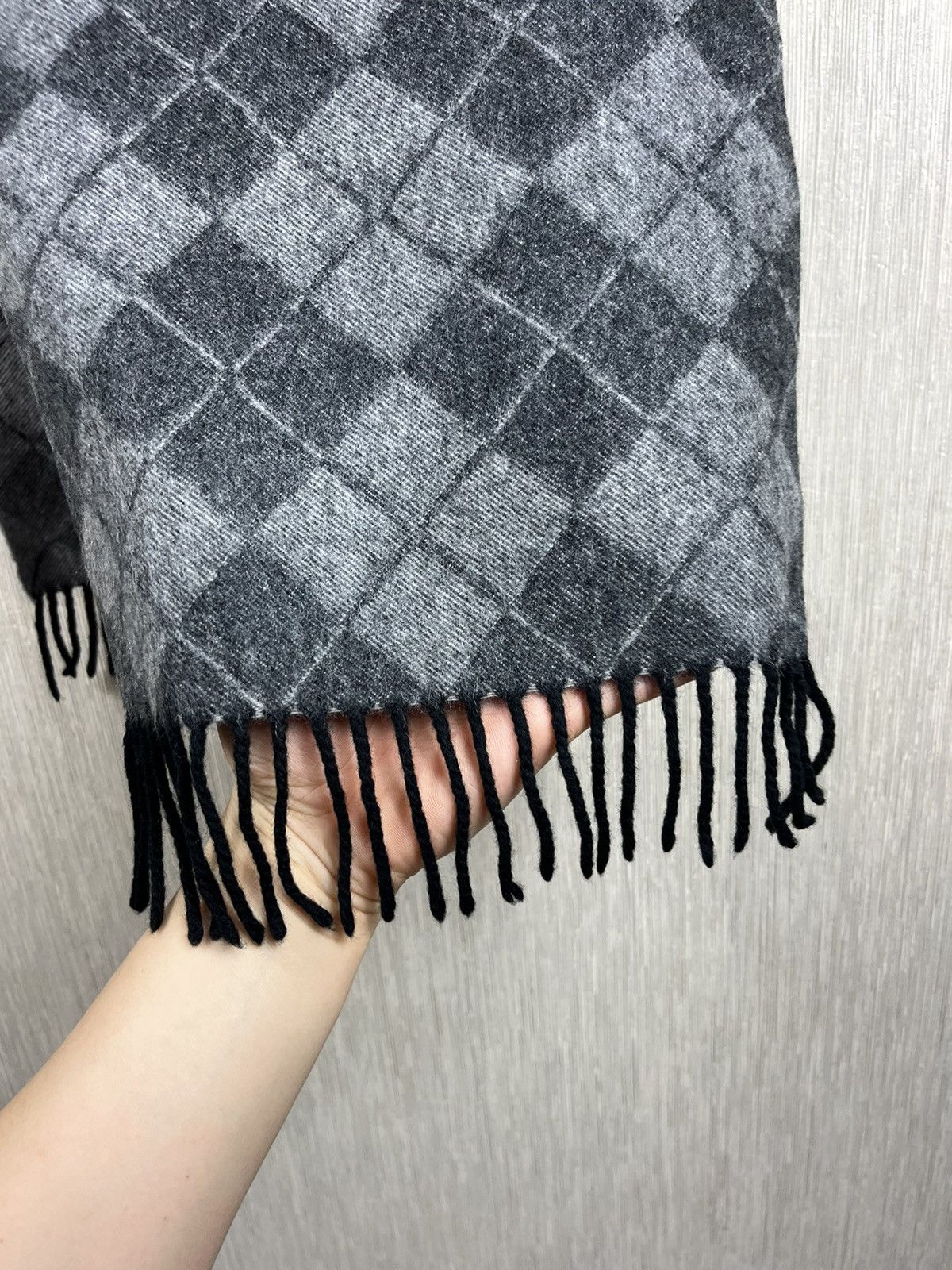 Brooks Brothers × Designer Brooks Brothers 100% full cashmere square checked scarf Size ONE SIZE - 6 Thumbnail
