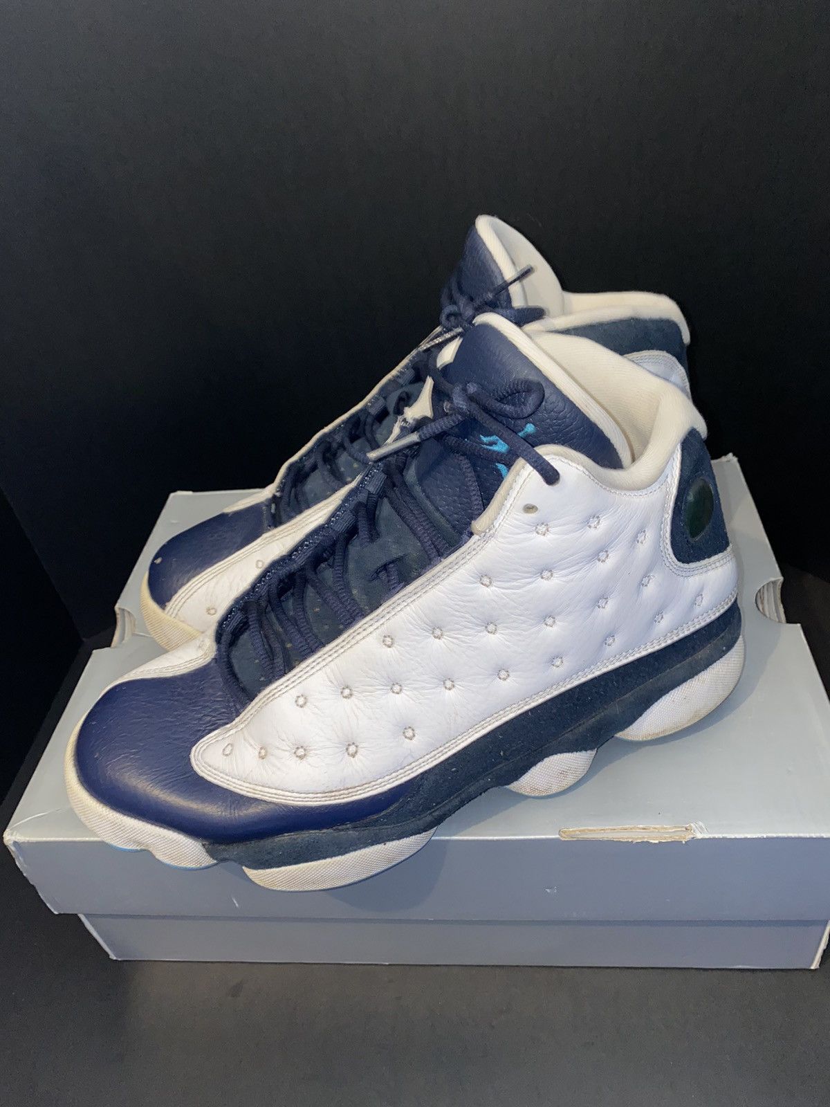Jordan Brand Air Jordan 13 Retro “Obsidian Navy” UNC Size 10 W Rep Box Size US 10 / EU 43 - 3 Thumbnail