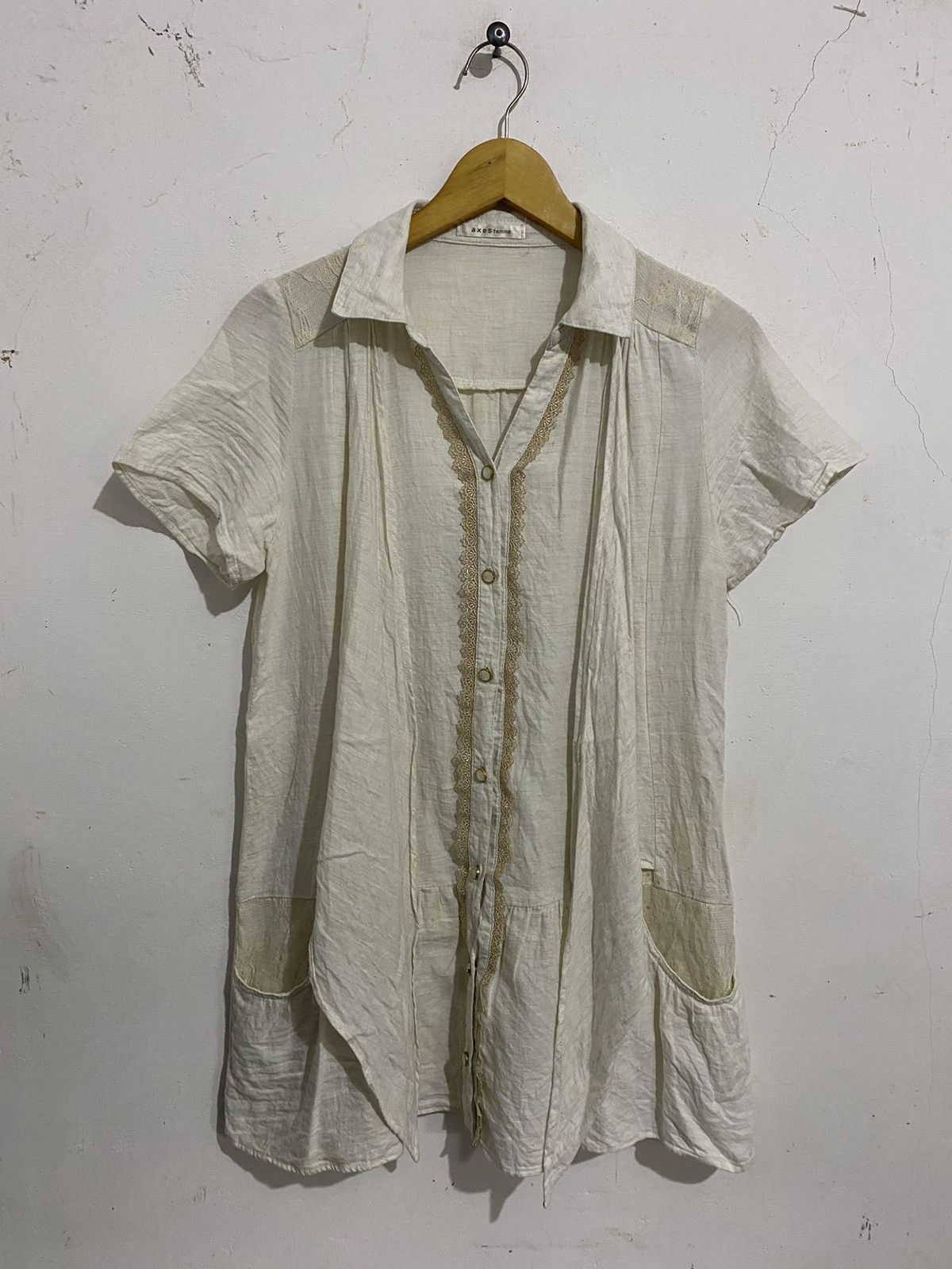 Japanese Brand 💸BINDINGOFFER💸Axesfemme japanese gothic styled shirt Size US M / EU 48-50 / 2 - 1 Thumbnail
