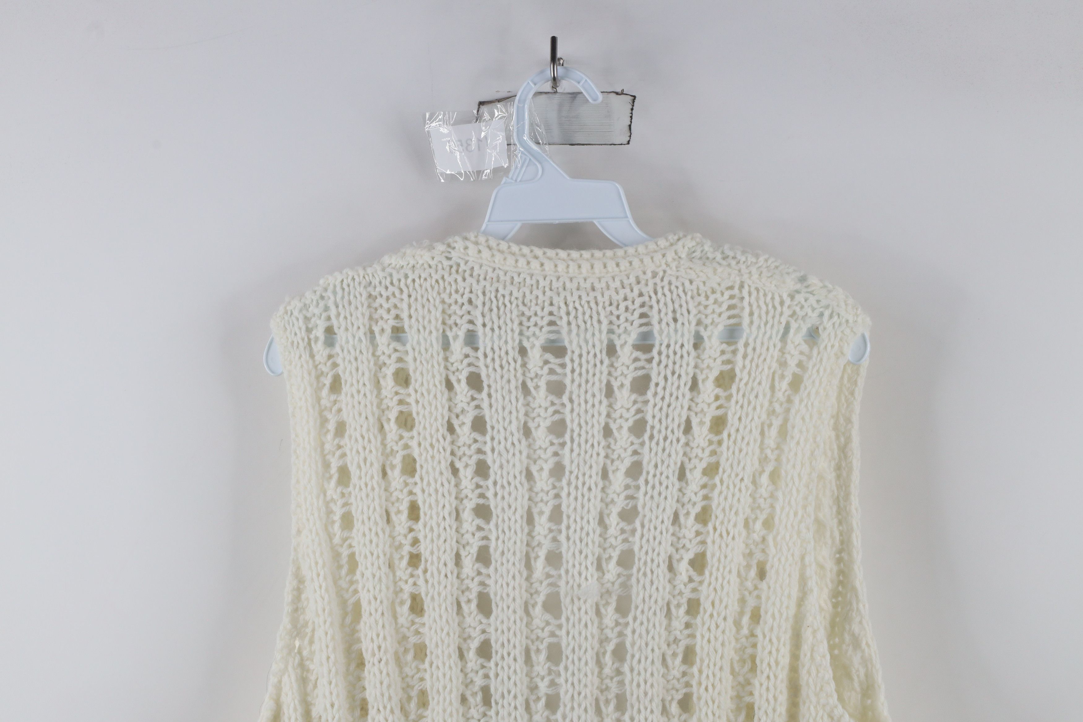 Vintage Vintage 60s 70s Streetwear Knit Open Front Sweater Vest Size L / US 10 / IT 46 - 11 Thumbnail