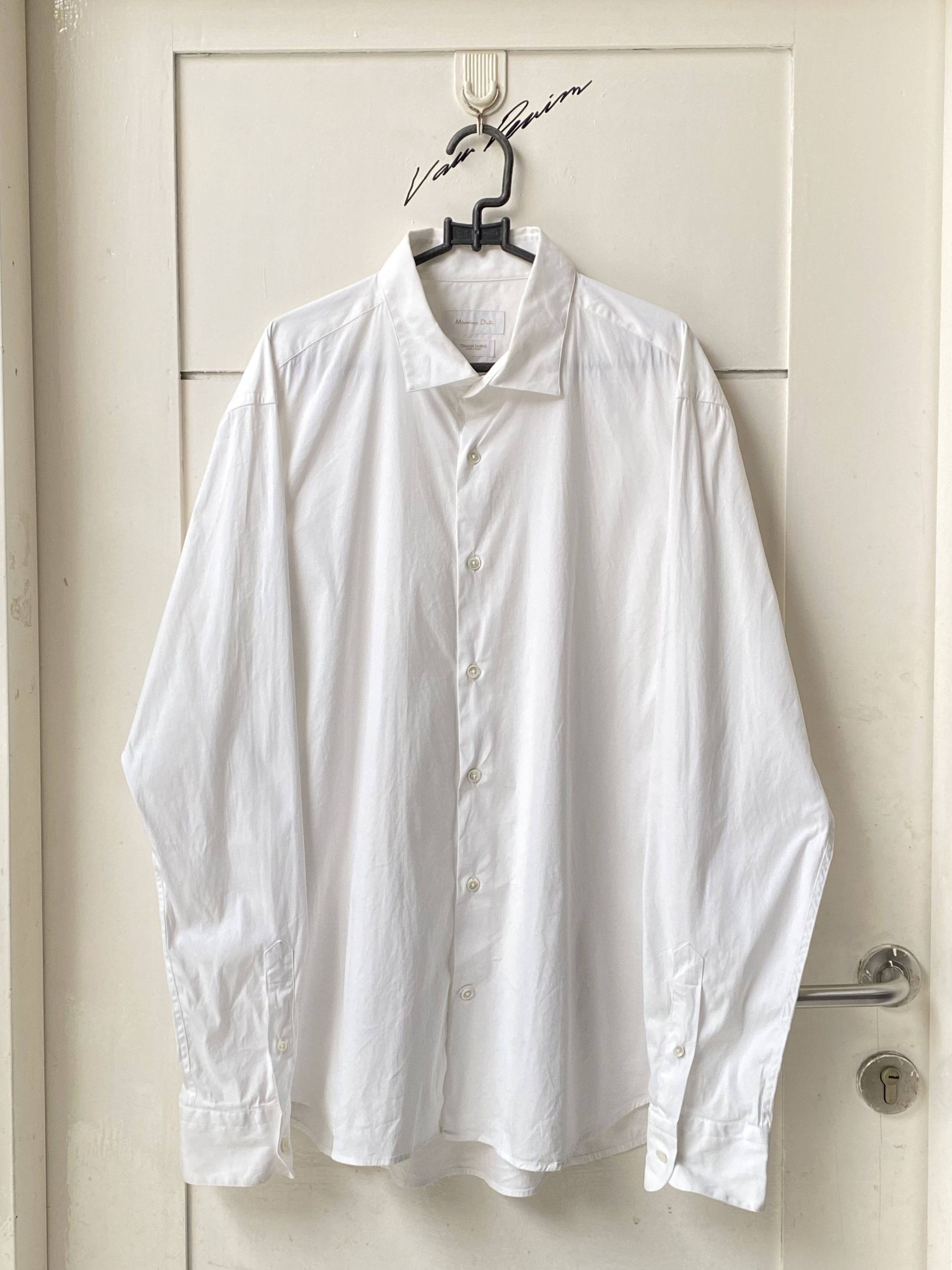 Massimo Dutti MASSIMO DUTTI White Shirt Size US L / EU 52-54 / 3 - 1 Thumbnail