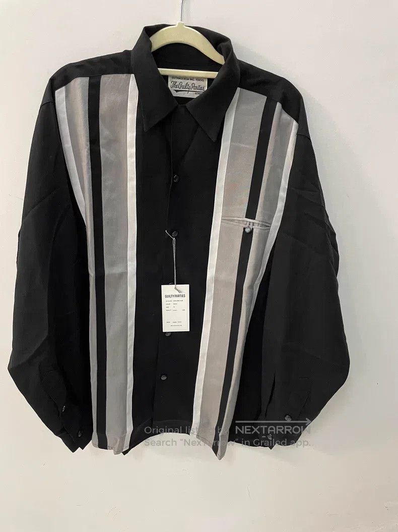 Wacko Maria Wacko Maria 23fw new striped colour block long-sleeved shi Size US M / EU 48-50 / 2 - 1 Thumbnail