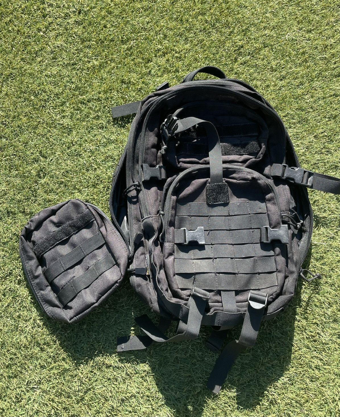 Other Leison Tactical Military Backpack Black Waterproof 1st Grade Size 30 - 9 Thumbnail