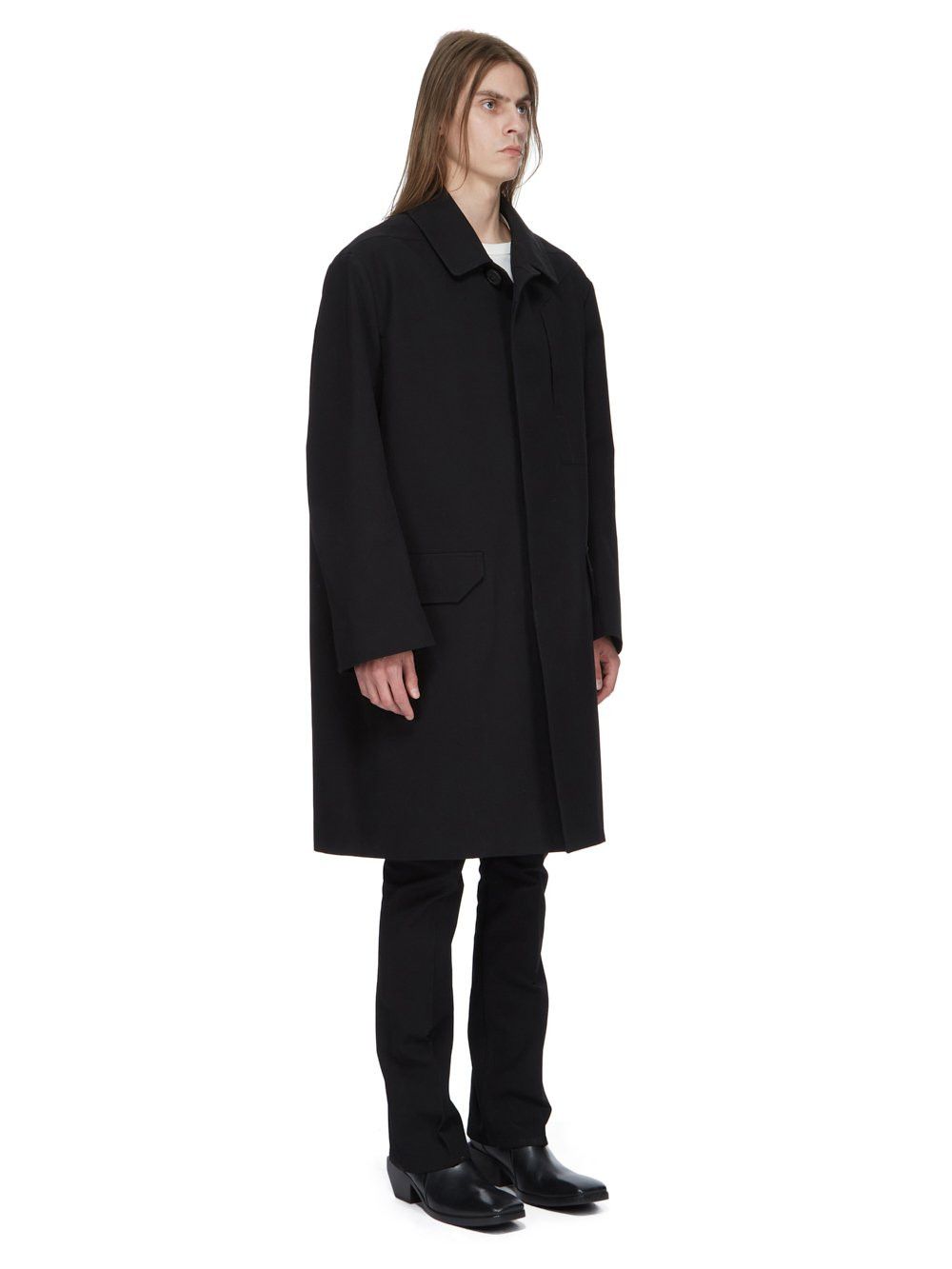 Rick Owens o1s1v1n0724 Coat in Black Size US L / EU 52-54 / 3 - 2 Thumbnail