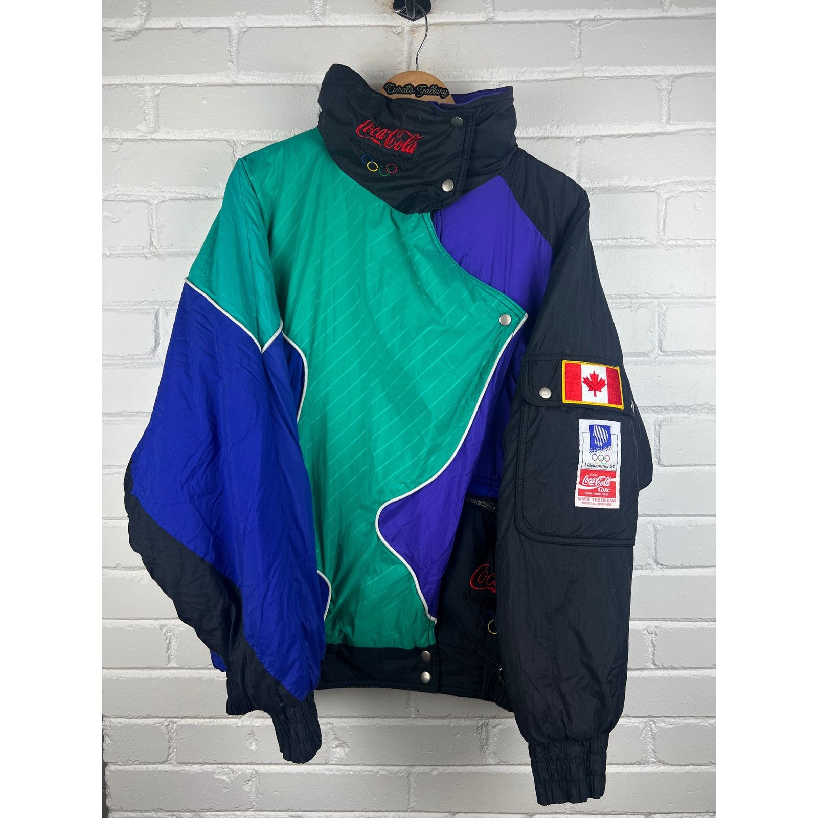 Vintage Vintage 1994 Lillehammer Olympics Coca Cola Jacket Size XL Size US L / EU 52-54 / 3 - 1 Thumbnail