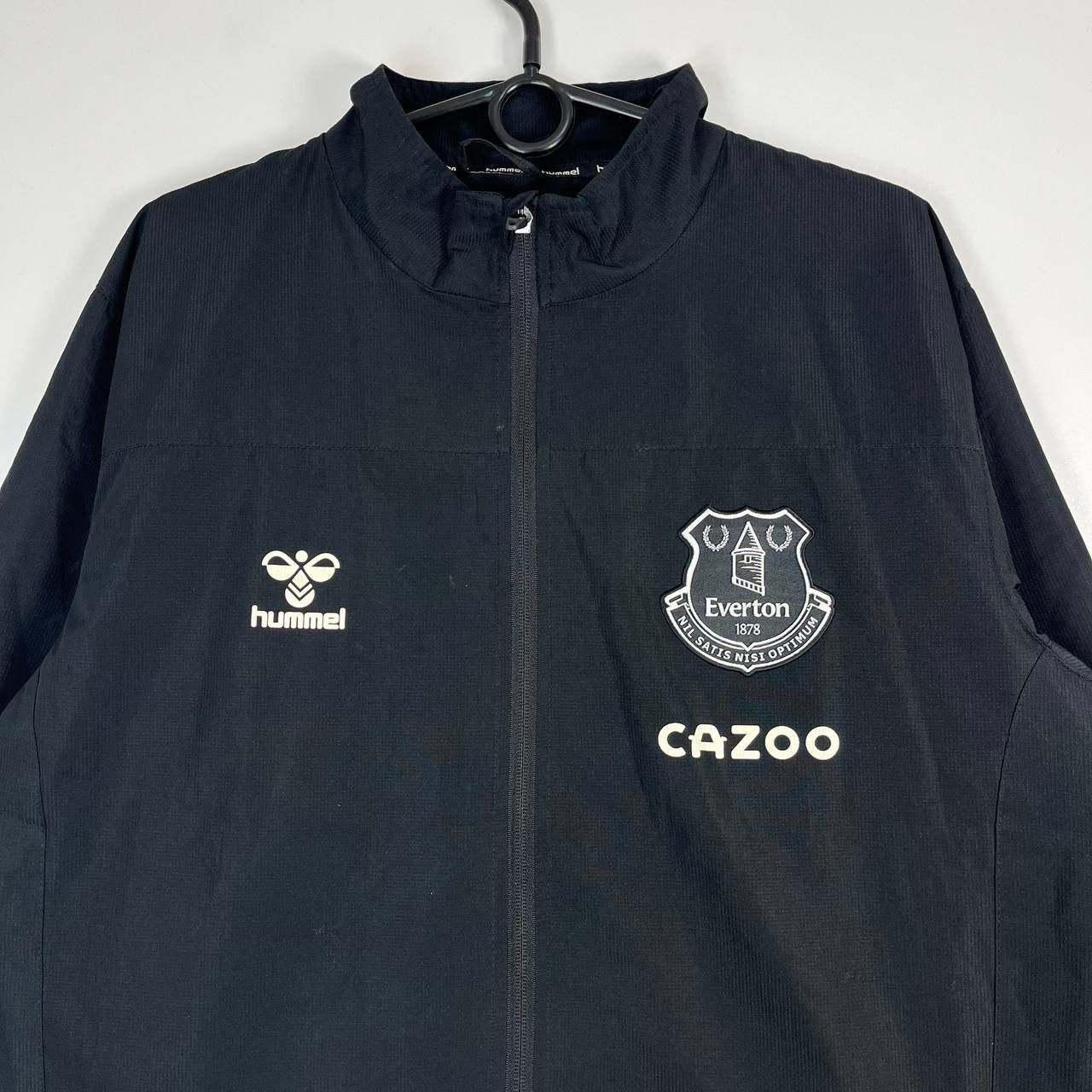 Hummel Hummel Everton FC Jacket Black Full Zip Training Coat Size M Size US M / EU 48-50 / 2 - 2 Thumbnail