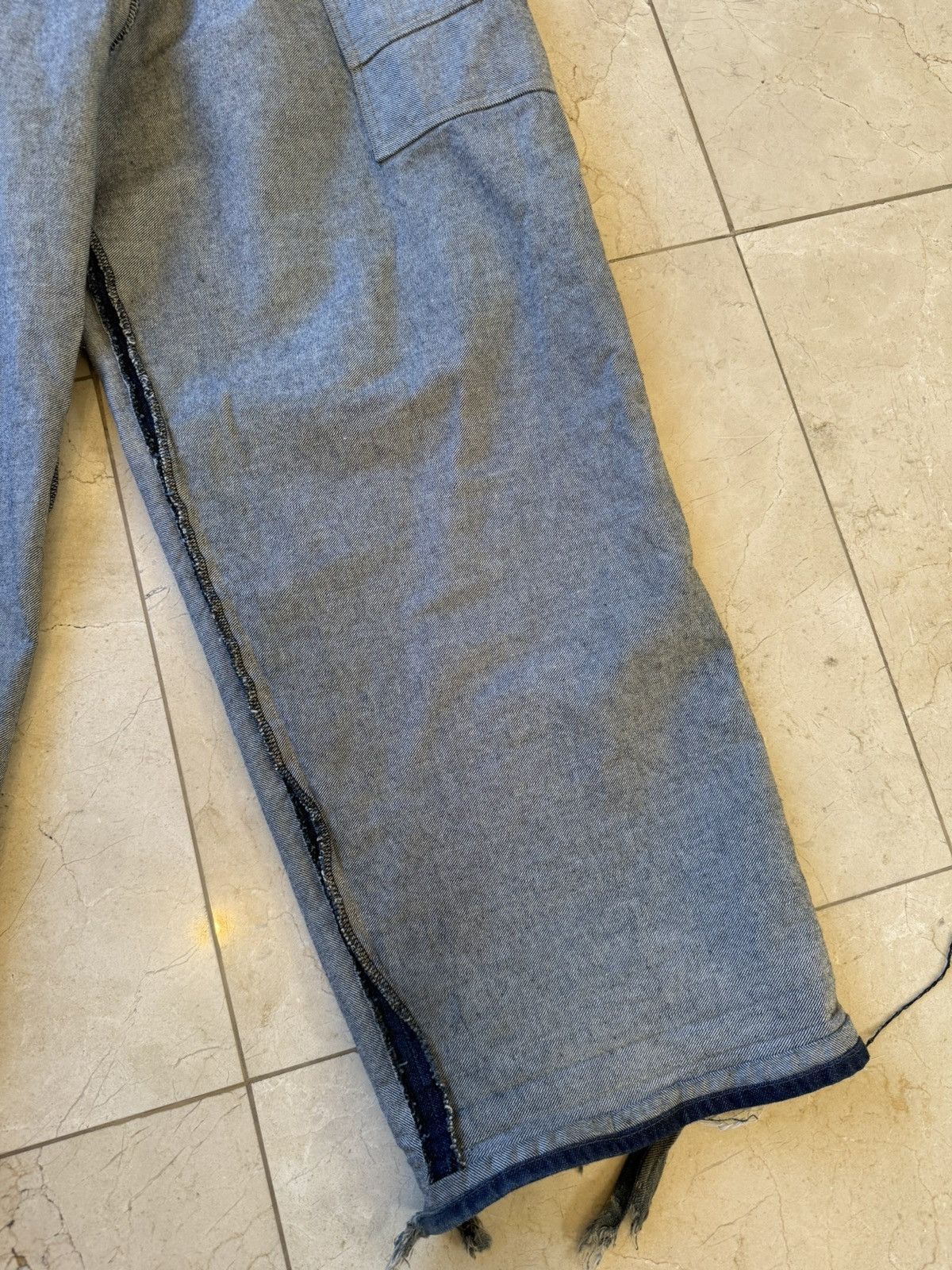 Acne Studios Fait Par Lui Inside Out Custom 1of1 Baggy Denim Size US 34 / EU 50 - 4 Thumbnail
