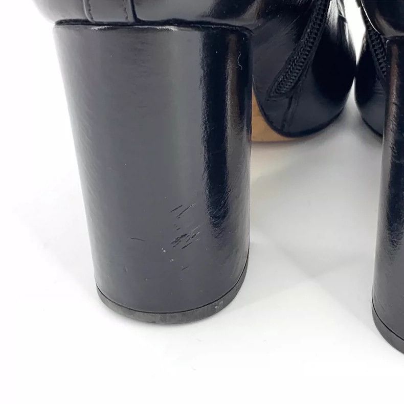 Chanel Chanel Black Chain Design Short Heels -2505 Size US 6.5 / IT 36.5 - 9 Thumbnail