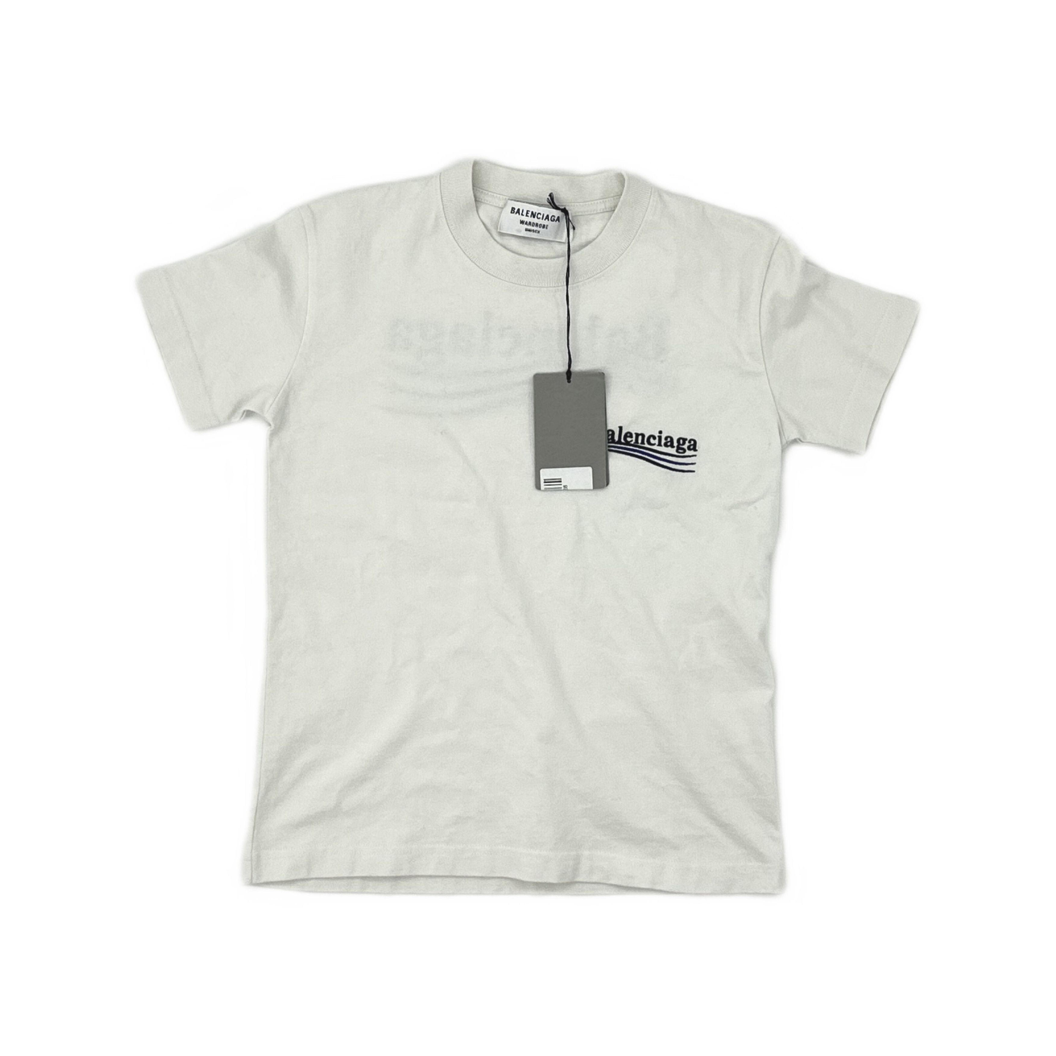 Balenciaga Balenciaga Wave Logo T-Shirt Size XS Size XS / US 0-2 / IT 36-38 - 1 Thumbnail
