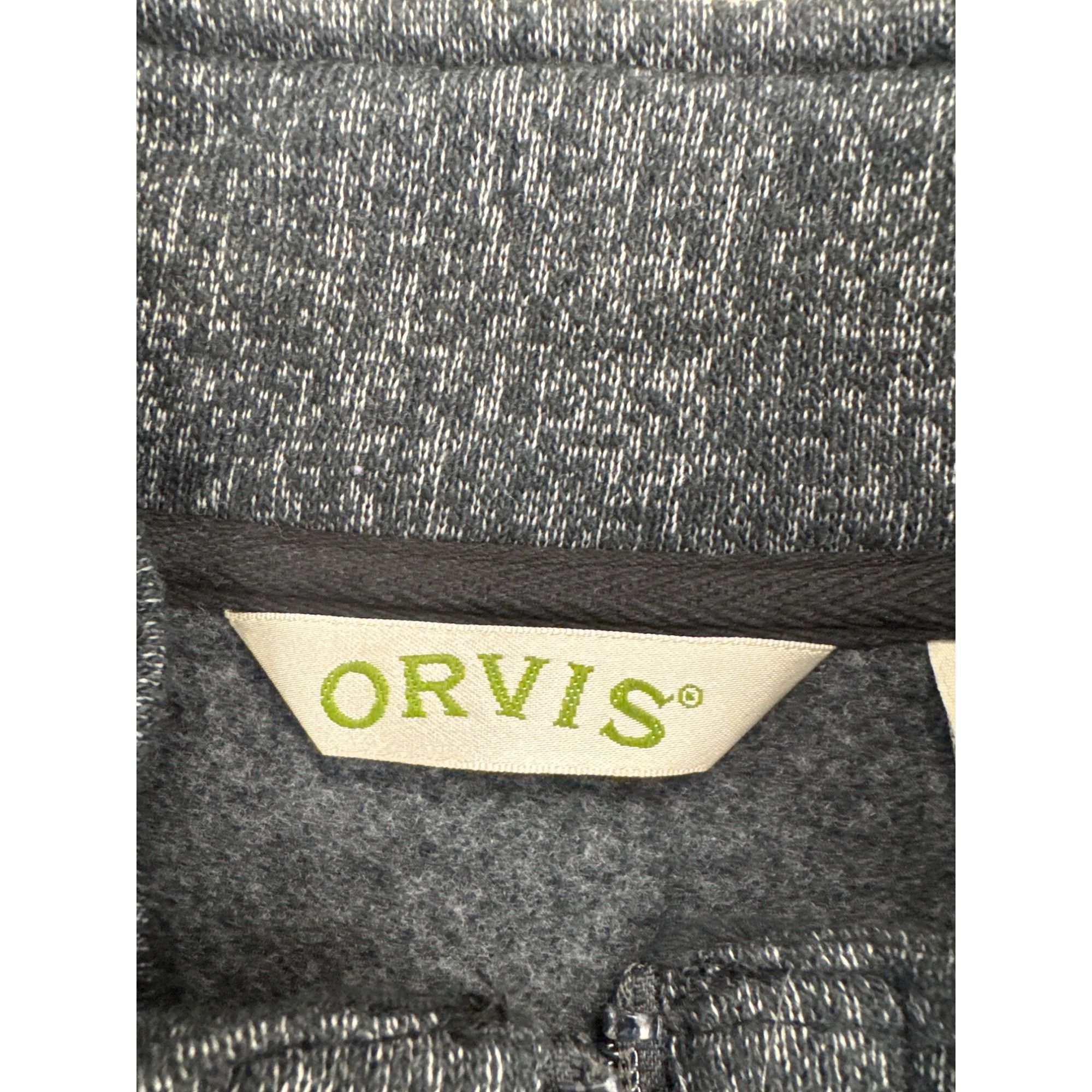 Orvis Orvis Womens Medium Gray Tweed Zip-Up Vest SIze M SKU 7220 Size M / US 6-8 / IT 42-44 - 3 Thumbnail