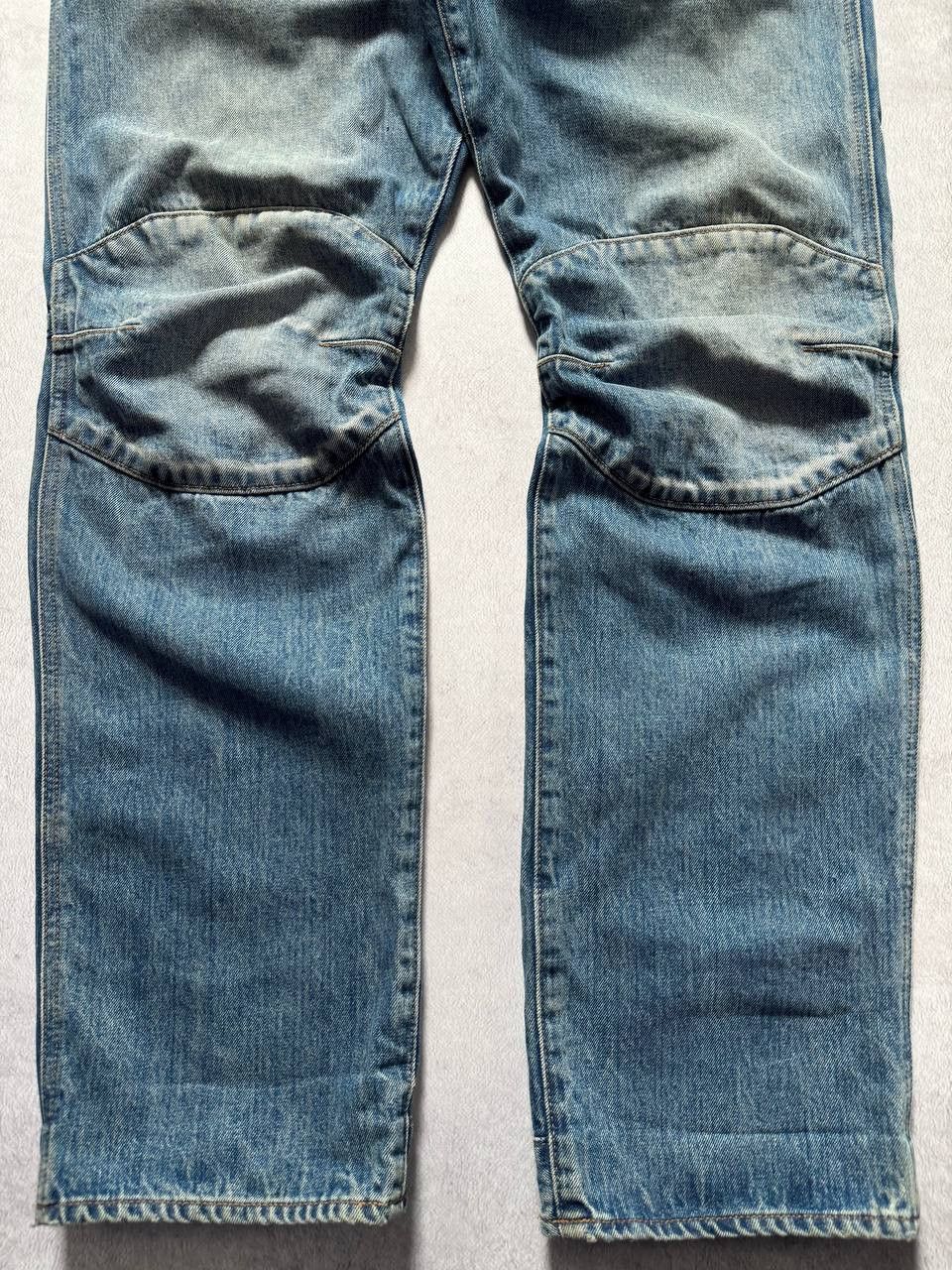 G-Star G-Star RAW 5620 3D Double Knee Regular Blue Denim Jeans Size US 38 / EU 54 - 6 Thumbnail