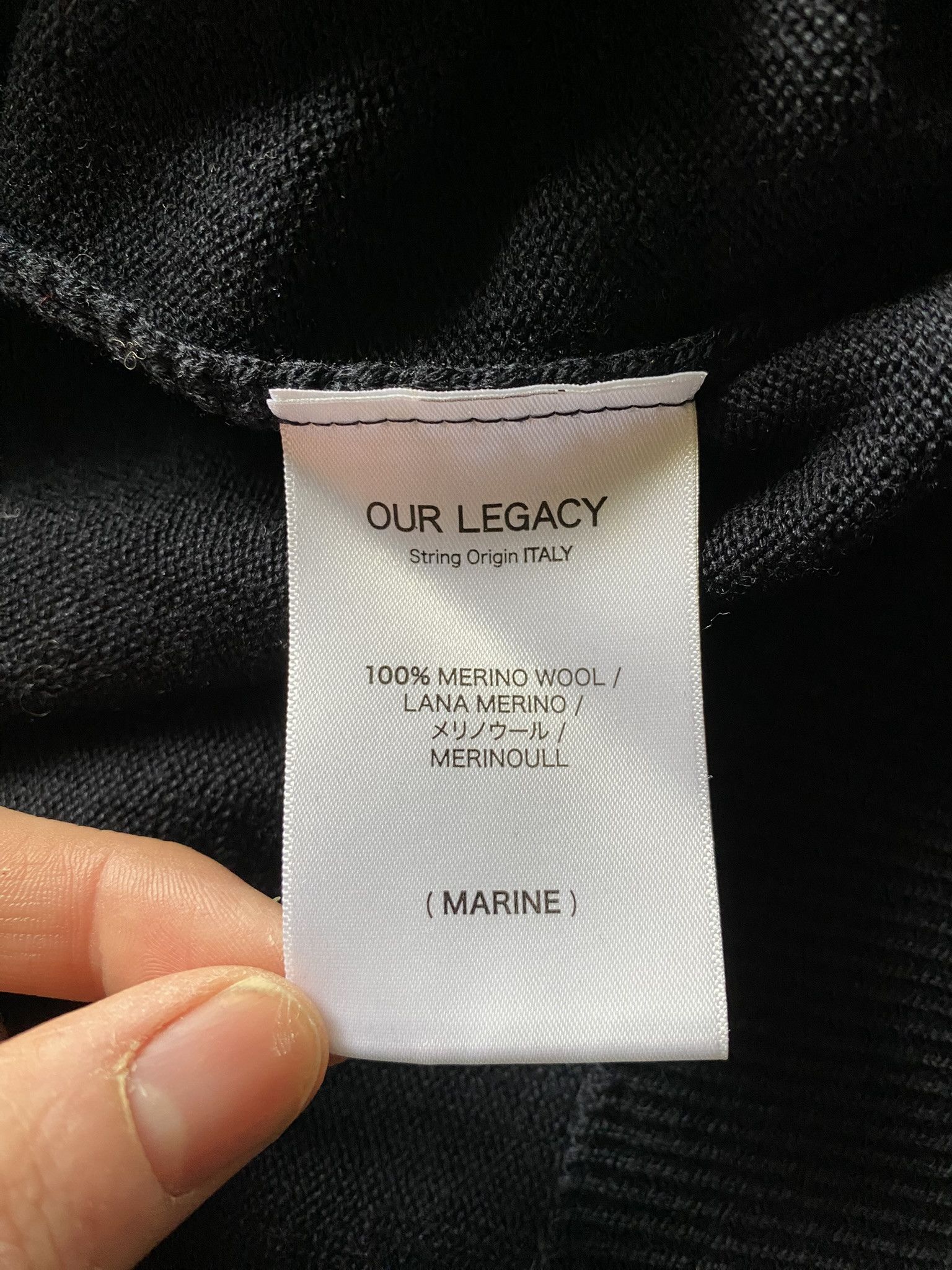 Our Legacy 100% Italian Merino Wool - Zipper Knit Size US XL / EU 56 / 4 - 4 Thumbnail