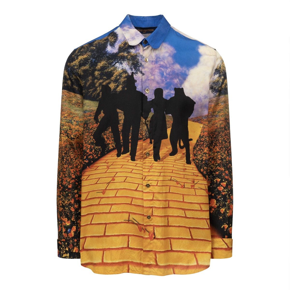 Louis Vuitton Louis Vuitton "Wizard of Oz" silk shirt Size US S / EU 44-46 / 1 - 1 Thumbnail