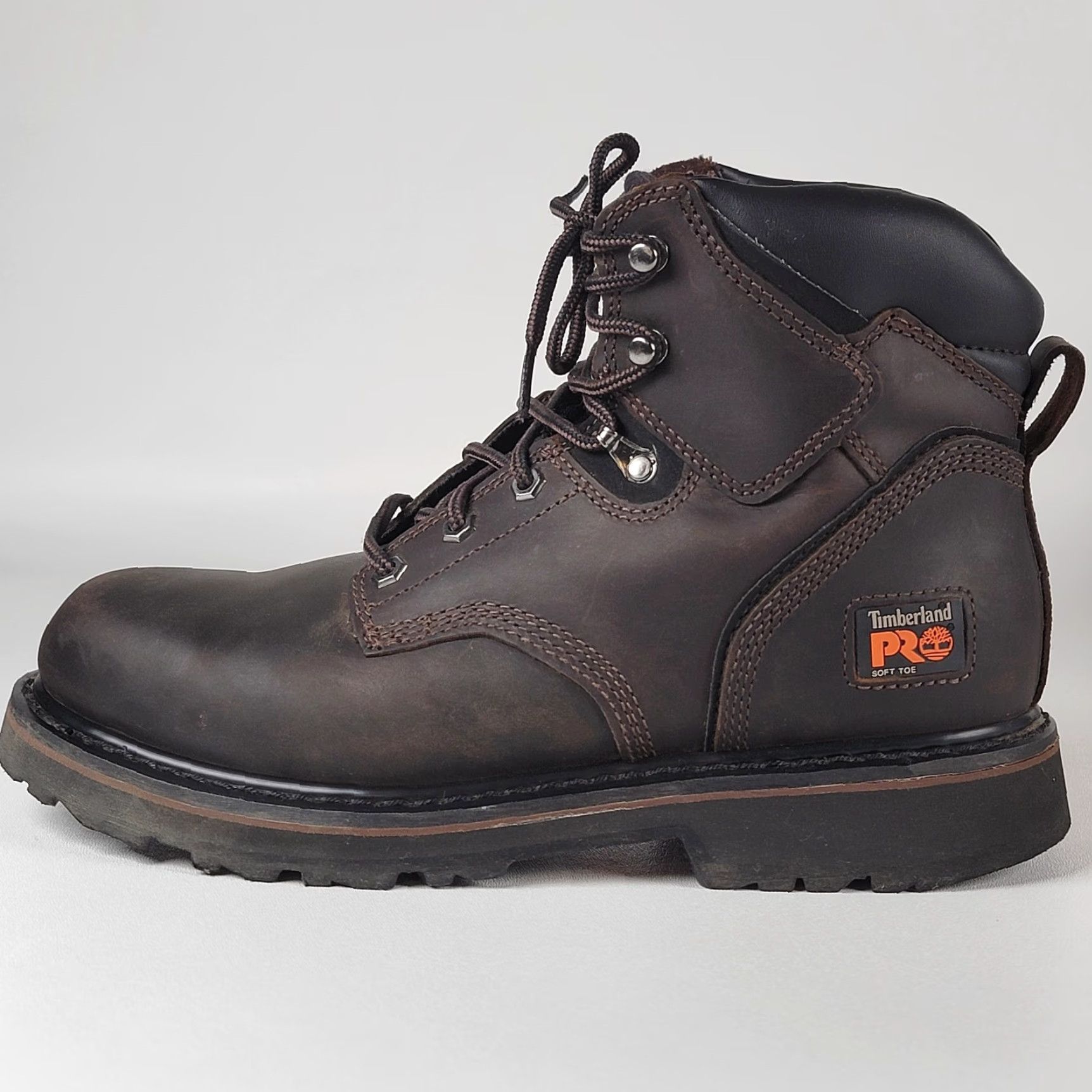 Timberland Timberland PRO WATERPROOF Work Boot Men 7.5 Brown Leather Boots Workwear Mens Leather Upper Waterproof Size US 8 / EU 41 - 7 Thumbnail