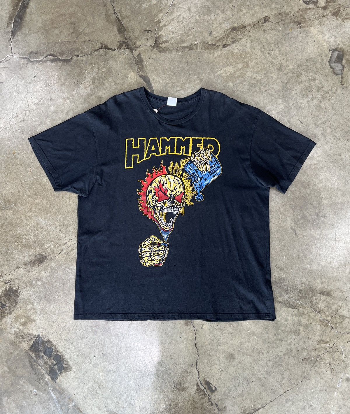 image of Warren Lotas Hammer Tee in Black, Men's (Size 2XL)