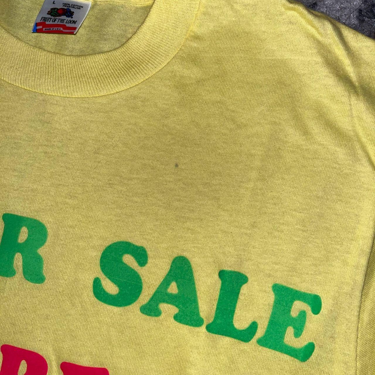 Vintage 80s True Vintage Feeder Sale Shirt Size US L / EU 52-54 / 3 - 4 Thumbnail