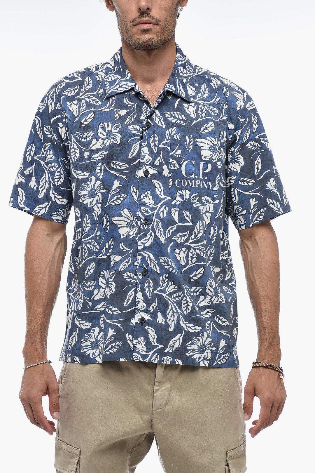 C.P. Company og1mm1024 Poplin Shirt in Multicolor Size US L / EU 52-54 / 3 - 1 Thumbnail
