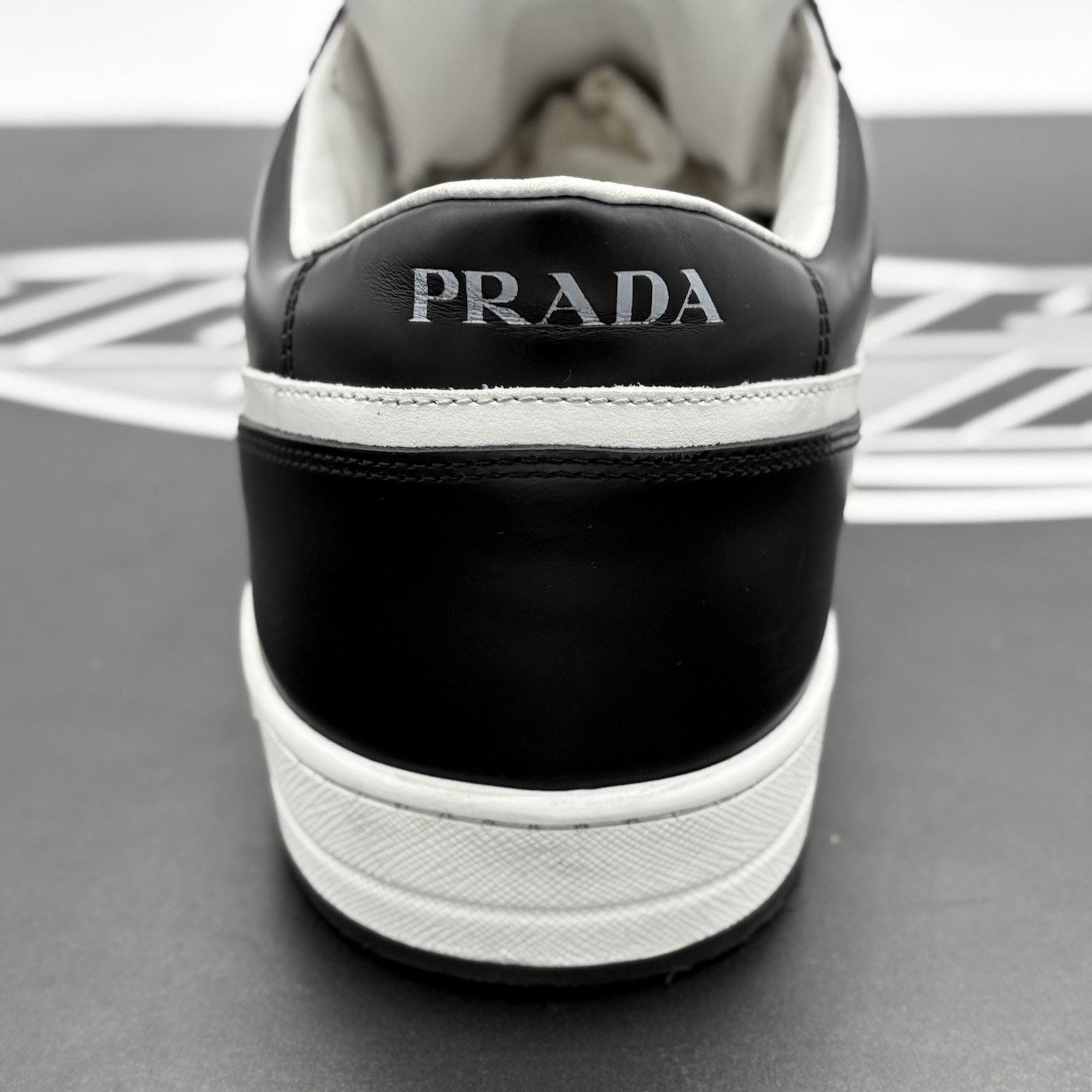 Prada Prada Downtown Low Leather ' Black White ' | SUPER CLEAN! Size US 12 / EU 45 - 9 Thumbnail