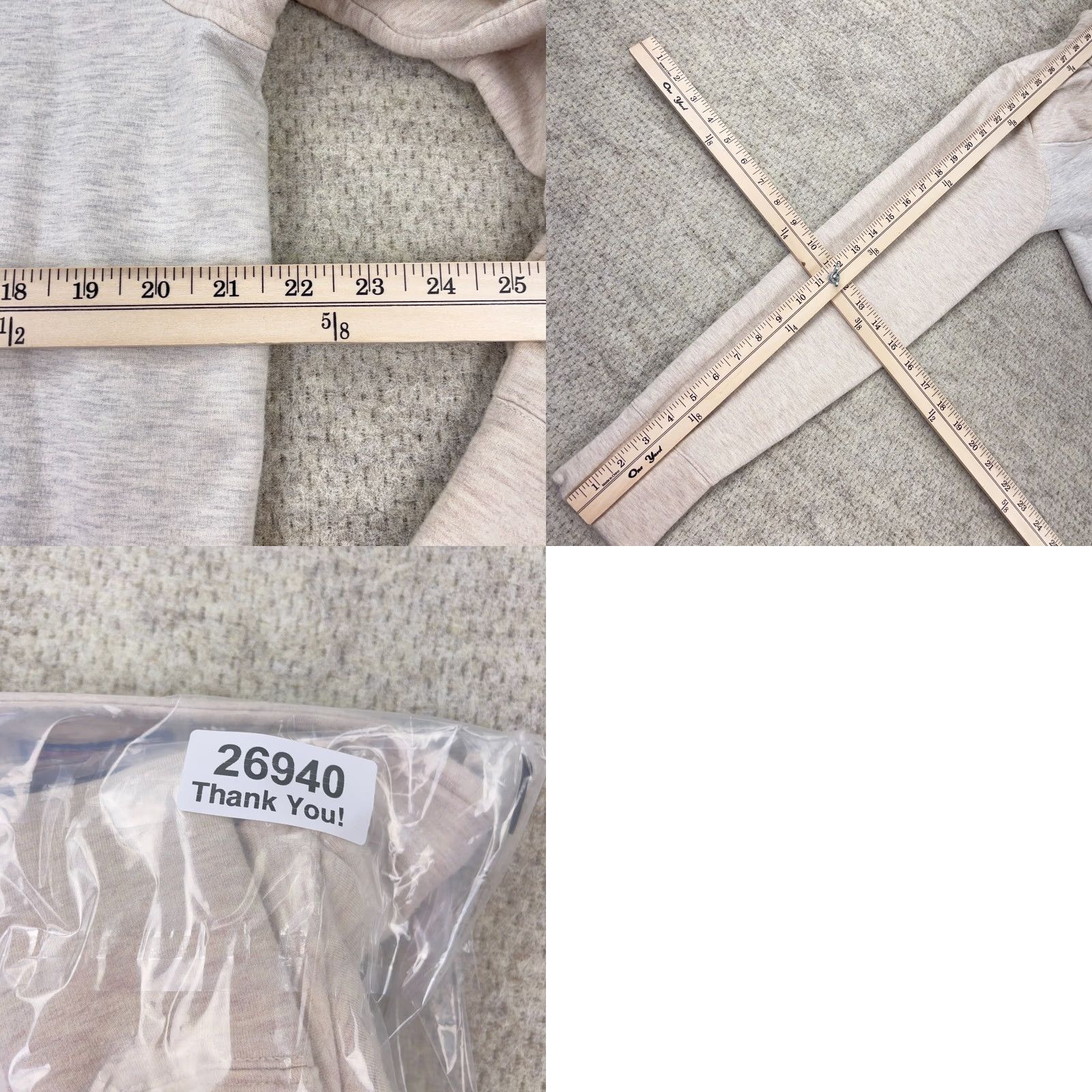 Vineyard Vines Vineyard Vines Sweater Men Large Tan Gray Pullover Quarter Zip Shep Shirt Size US L / EU 52-54 / 3 - 9 Thumbnail