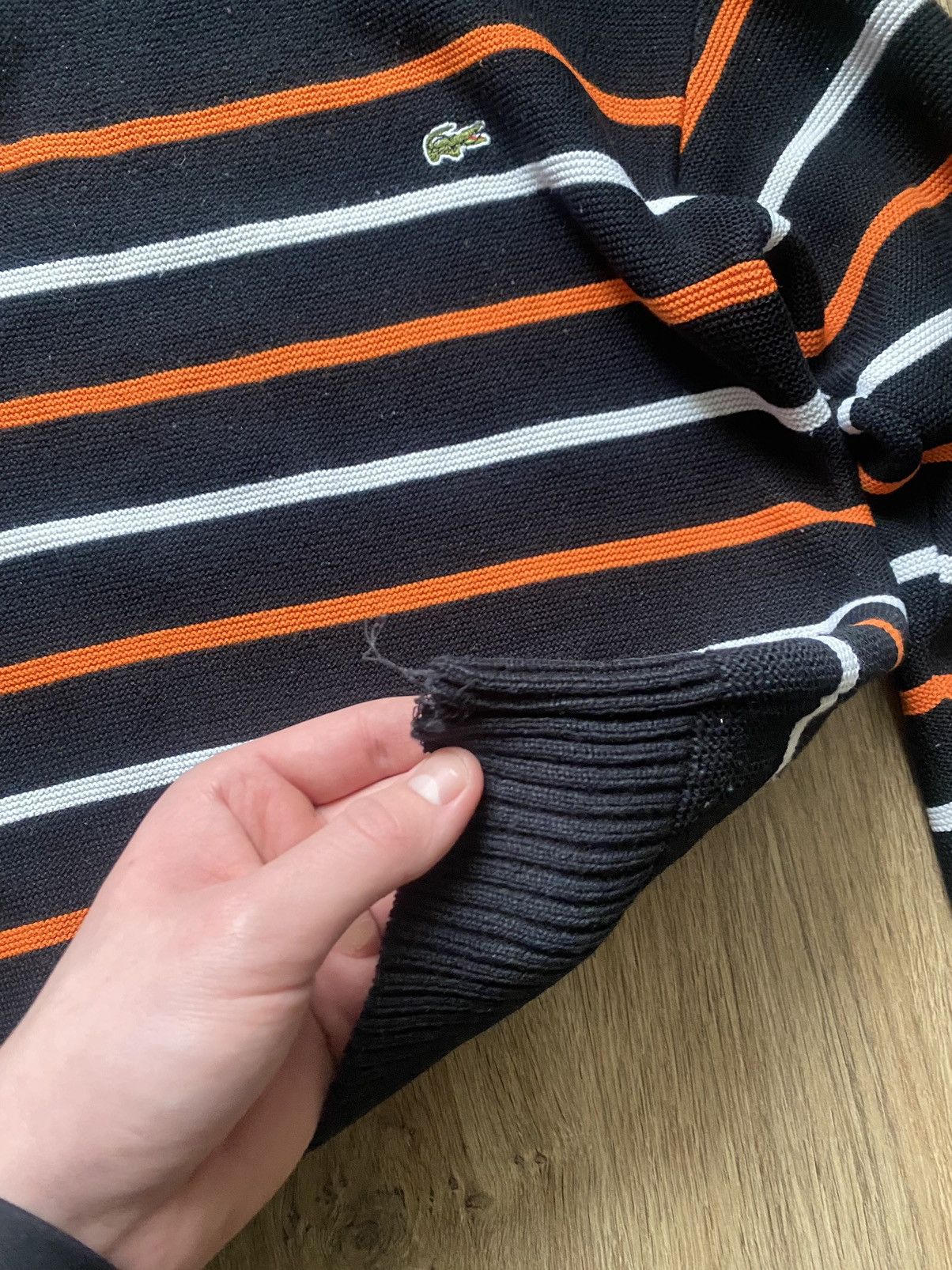 Lacoste × Vintage Vintage Lacoste Stripped Sweater Mens M Size US M / EU 48-50 / 2 - 5 Thumbnail