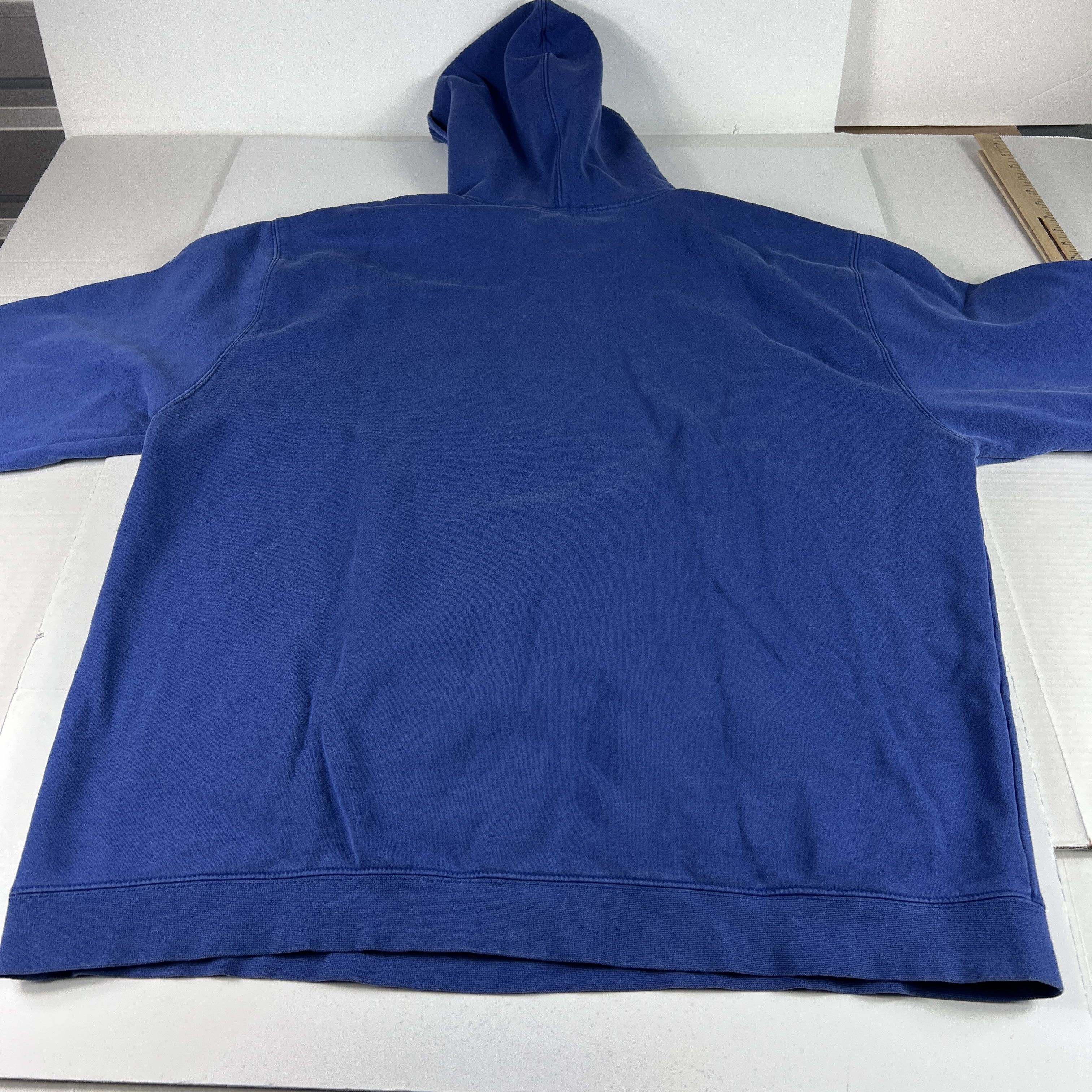 NFL × Reebok Y2K Reebok New York Giants Sweatshirt Blue Thrashed Hoodie Size US XXL / EU 58 / 5 - 11 Thumbnail