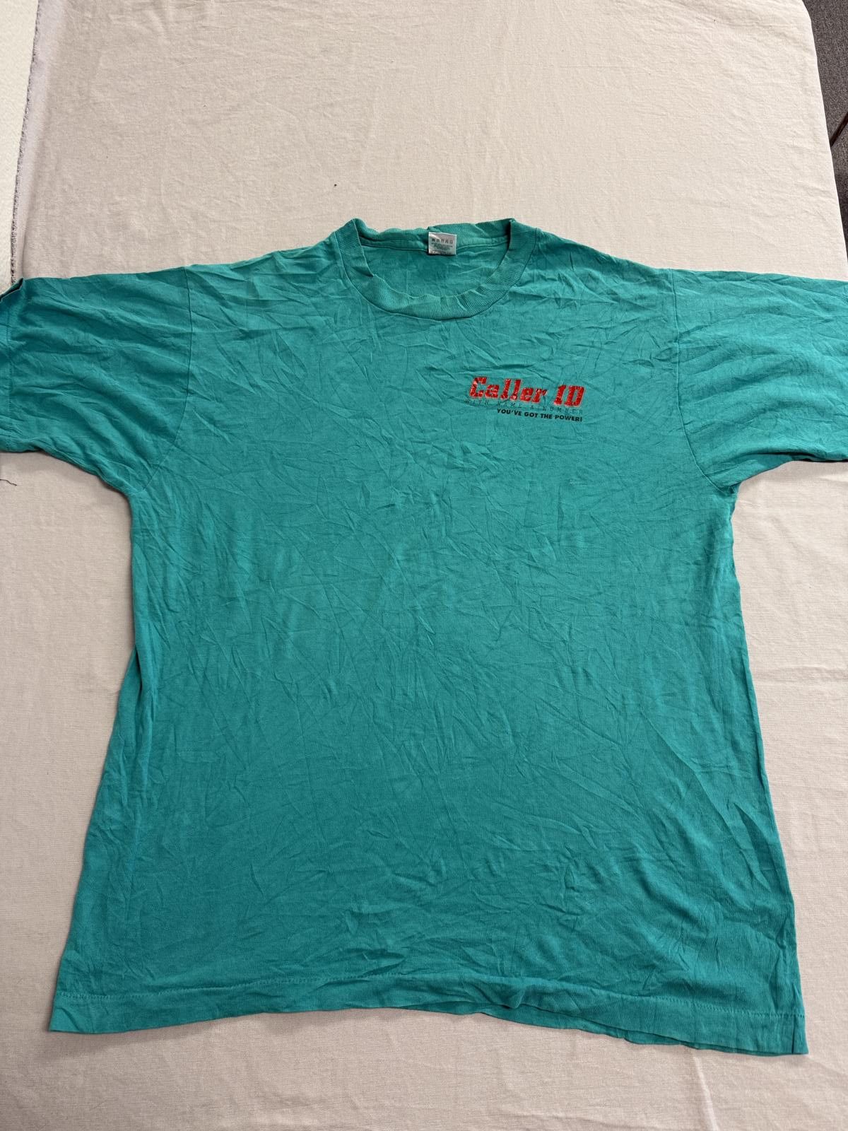 Fruit Of The Loom Vtg Caller ID Promo T-shirt You've got the Power! Tee XL Size US XL / EU 56 / 4 - 1 Thumbnail